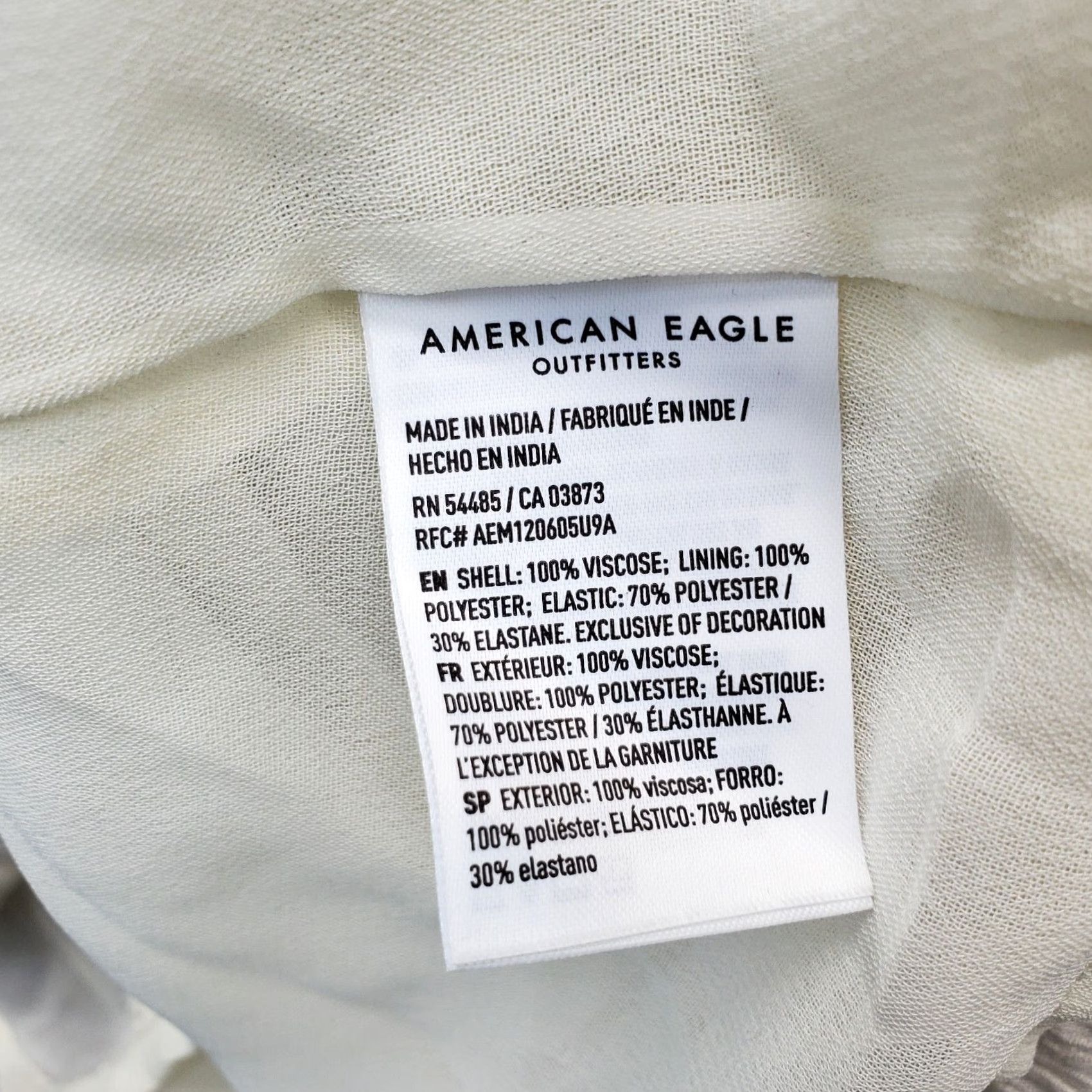 American Eagle Outfitters American Eagle Outfitters Mini Dress Womens M Tan Lined Tiered Strap Sleeveless Square Neck Savvy Casual Shirt/Bodycon (adjusted to fit rules) Size M / US 6-8 / IT 42-44 - 7 Thumbnail