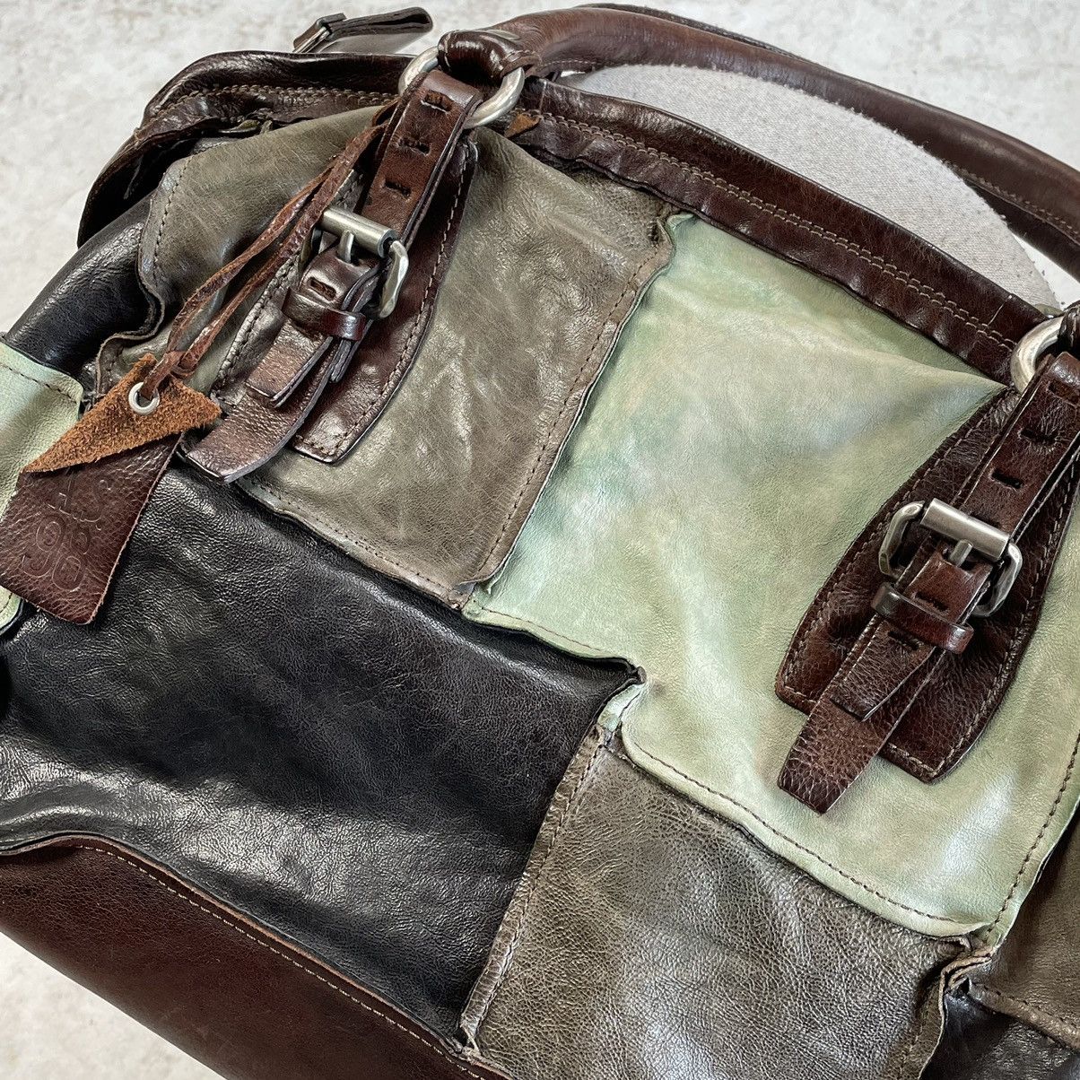 Japanese Brand × Other A.S.98 Airstep Patchwork Multicolor Leather Bag Size ONE SIZE - 9 Thumbnail