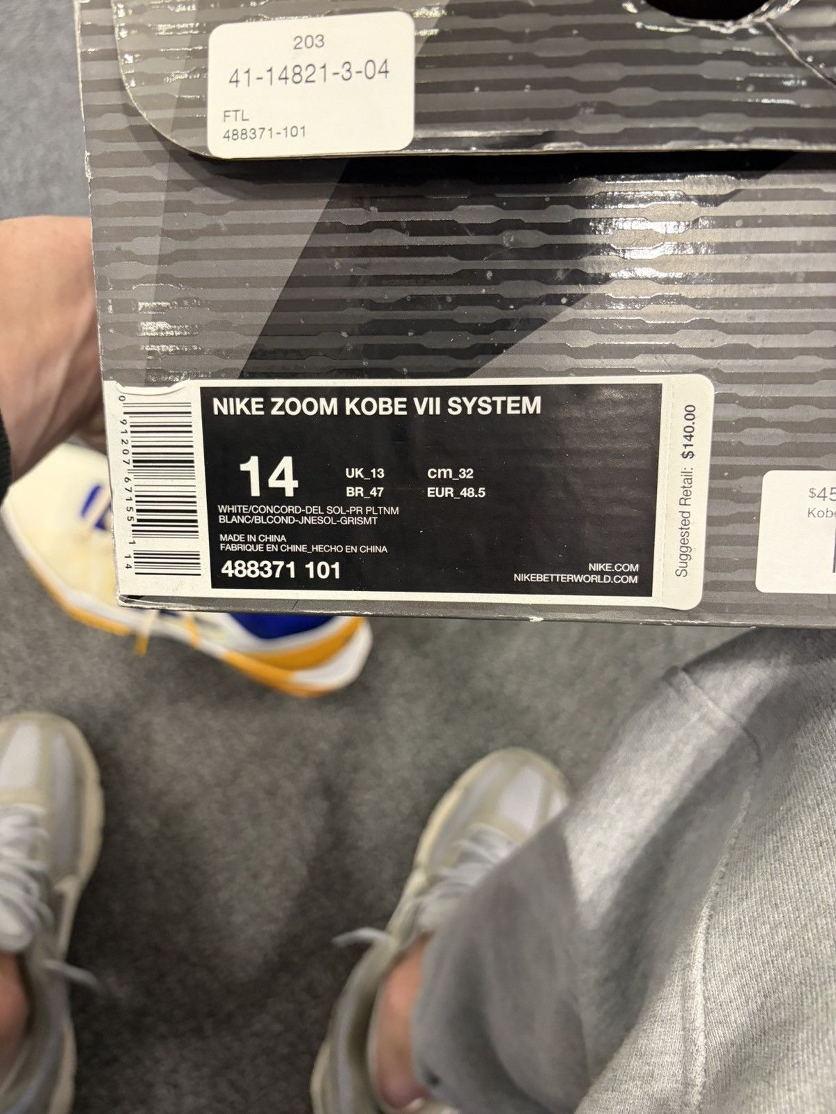 Nike Kobe 7 "Lakers Home" Size US 14 / EU 47 - 7 Thumbnail