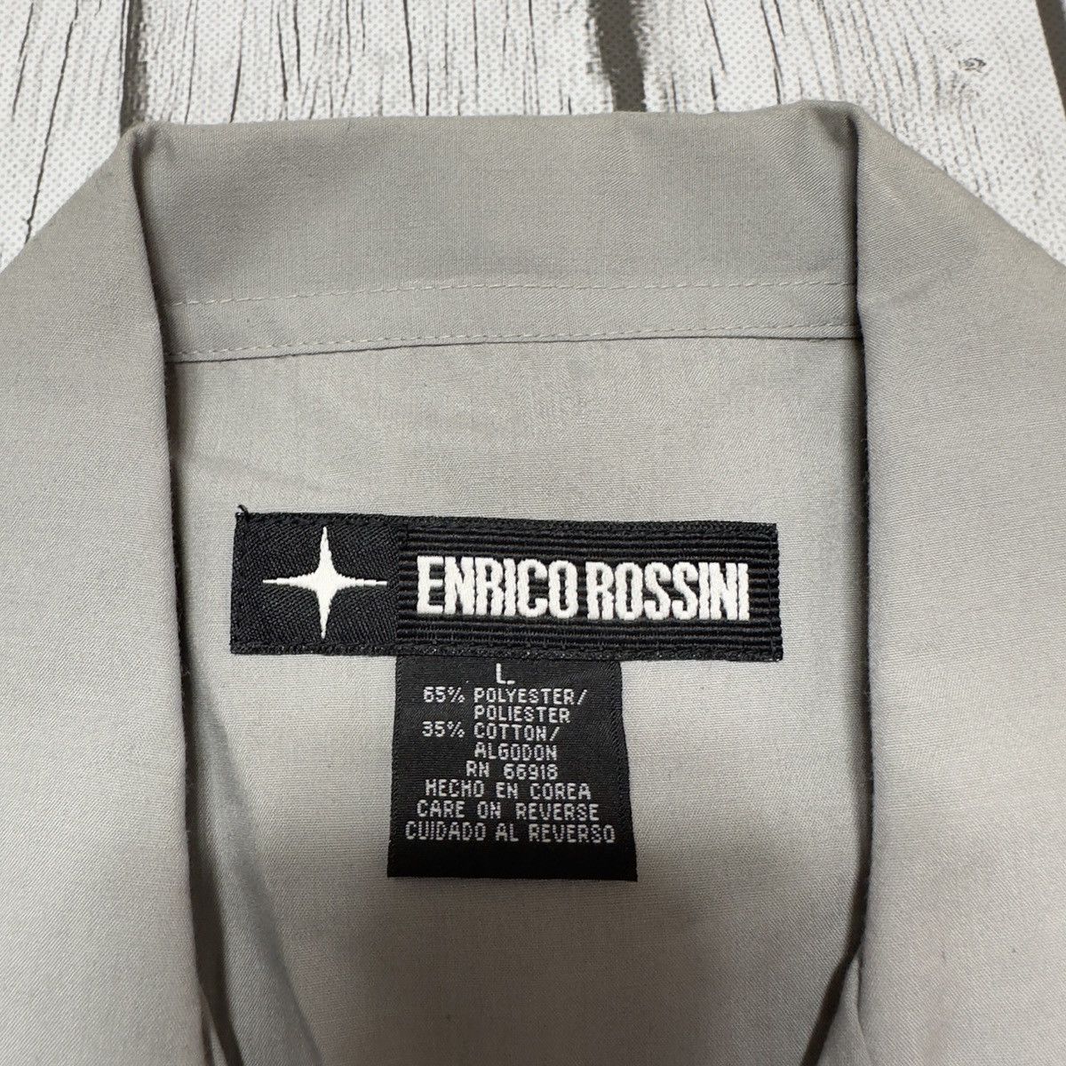 Vintage Vintage Enrico Rossini shirt Size US L / EU 52-54 / 3 - 4 Thumbnail