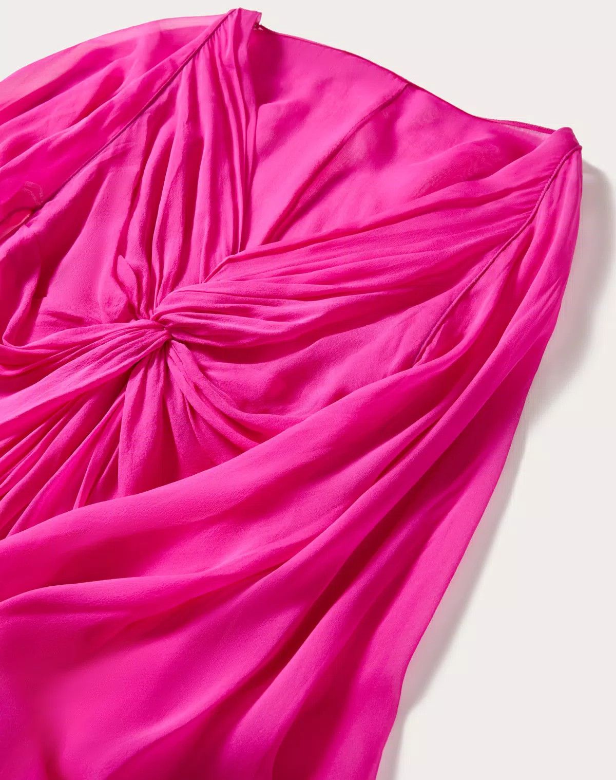 Valentino o1s1wg110625 Chiffon Gown in Pink Size L / US 10 / IT 46 - 3 Thumbnail