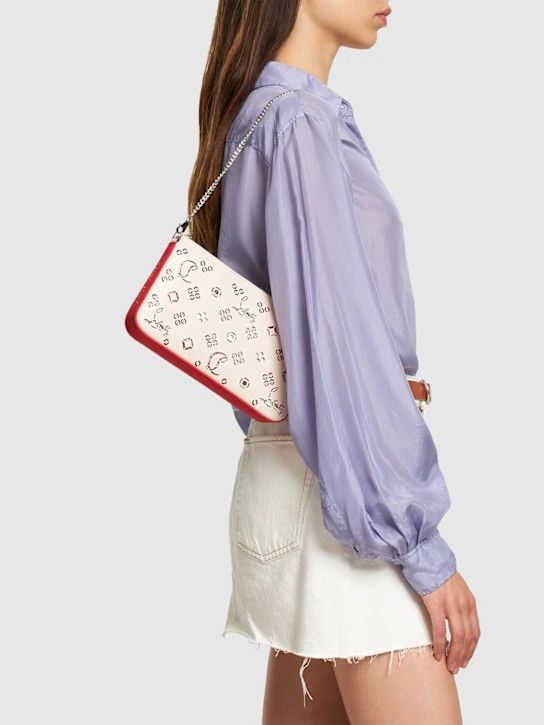 Christian Louboutin o1s1wg110125 Size: OS/Mini Loubila Shoulder Bag in Leche Size ONE SIZE - 6 Thumbnail