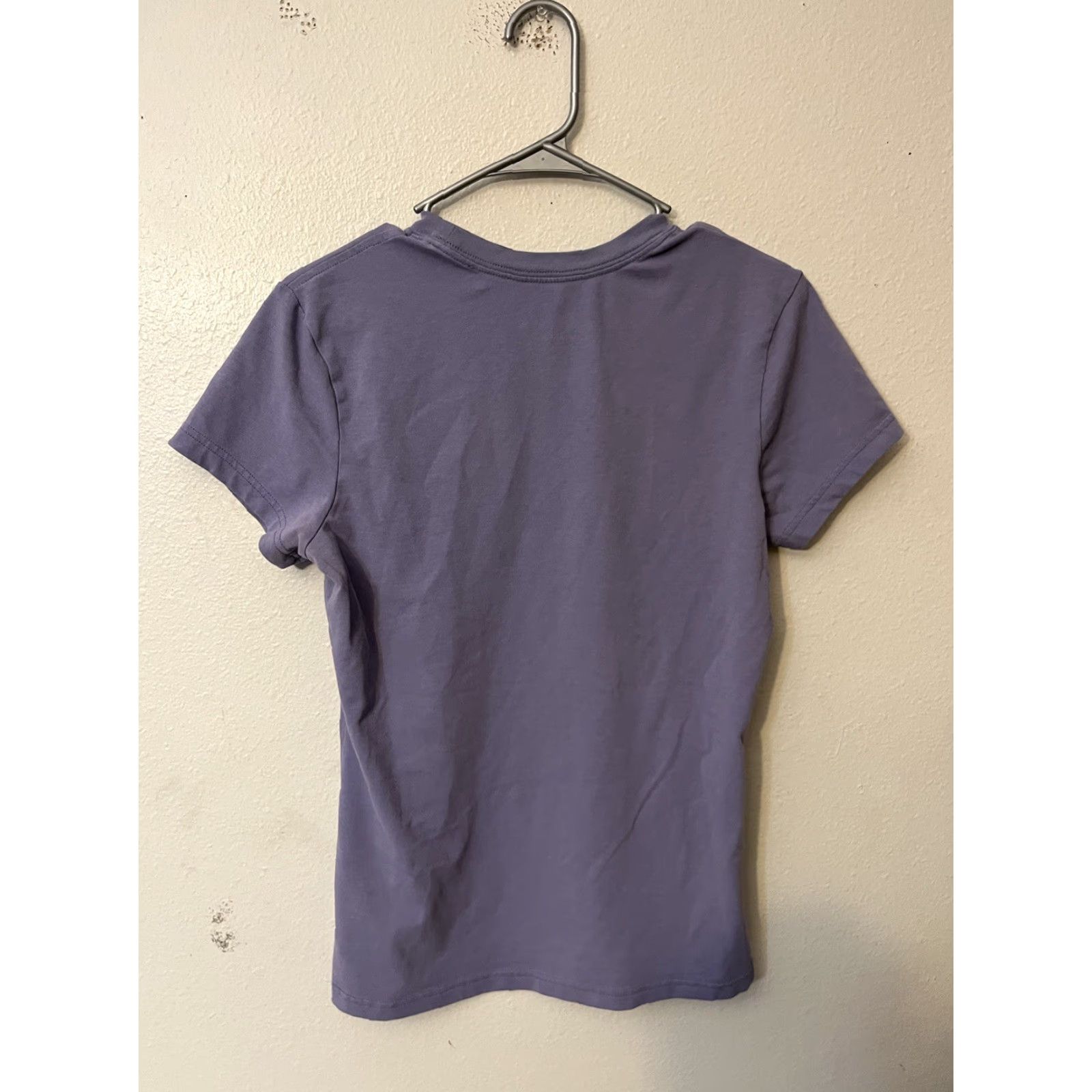 Nike Nike Dri Fit Cotton Tee Womens Size Medium Purple Just Do It Tee Size ONE SIZE - 3 Thumbnail