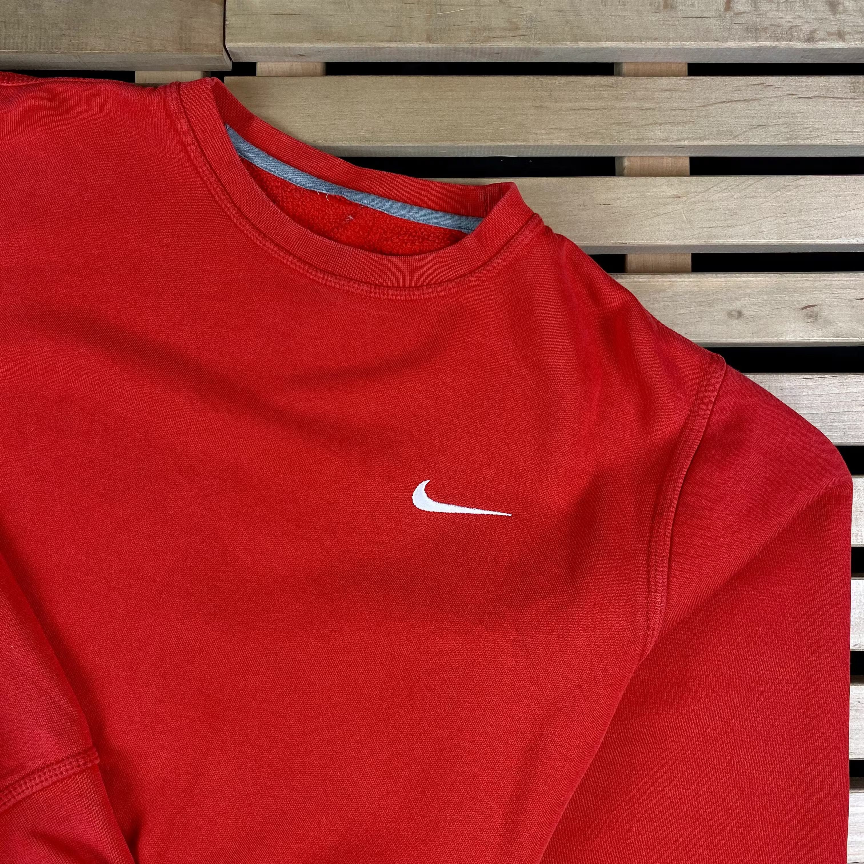 Nike × Vintage Mens Sweatshirt Nike Vintage Size M Red Size US M / EU 48-50 / 2 - 2 Thumbnail