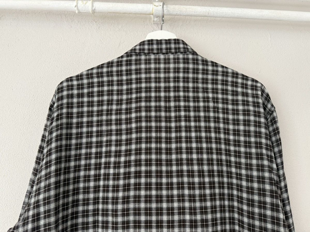 Dior Dior Grey Checkered Cotton Shirt with Chest Pockets Size US L / EU 52-54 / 3 - 10 Thumbnail