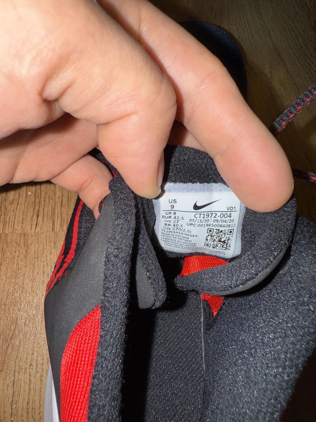 Nike Nike Kyrie 4 Flytrap Black University Red Size US 9 / EU 42 - 8 Thumbnail