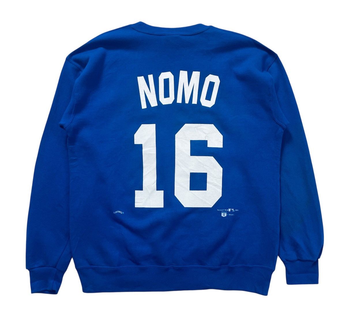Nutmeg Vintage Nutmeg MLB 1995 Dodgers Hideo Nomo 16 Sweatshirt Size US L / EU 52-54 / 3 - 2 Thumbnail