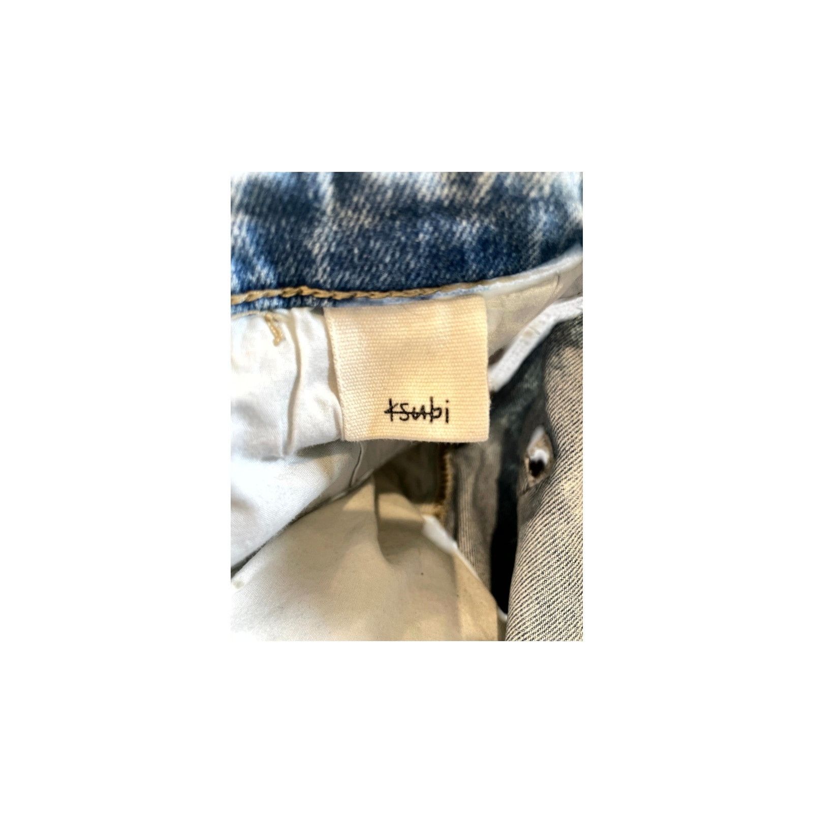 Ksubi Ksubi Light Wash & Red Jeans Size US 28 / EU 44 - 6 Thumbnail