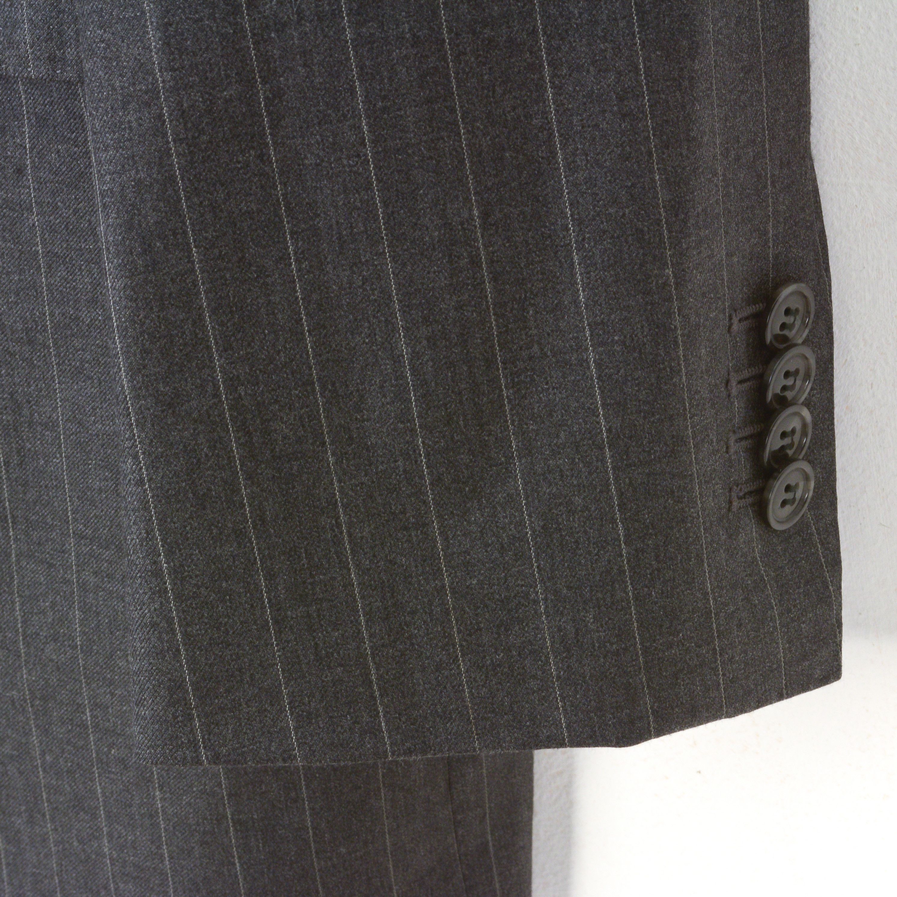 Suitsupply 110's Wool Men UK 46 US Pinstriped Blazer Coat Jacket EU 56 Size 46R - 4 Thumbnail
