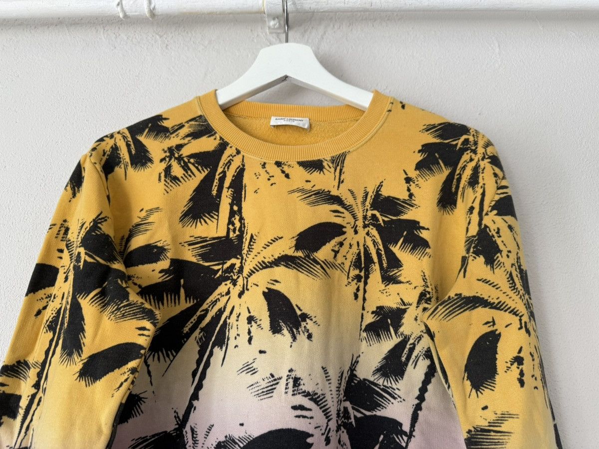Saint Laurent Paris Gradient Palm Print Sweatshirt Size US S / EU 44-46 / 1 - 4 Thumbnail