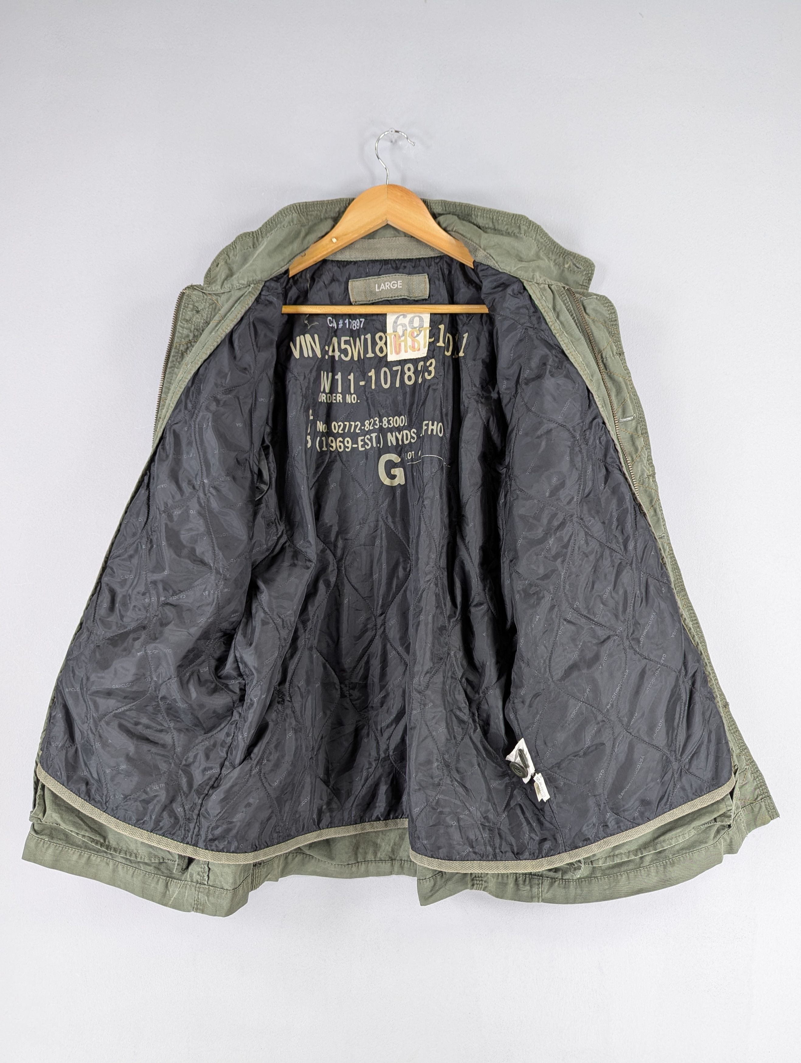 Gap Gap Military Heavy Zipper Jacket Size L Size US L / EU 52-54 / 3 - 14 Thumbnail