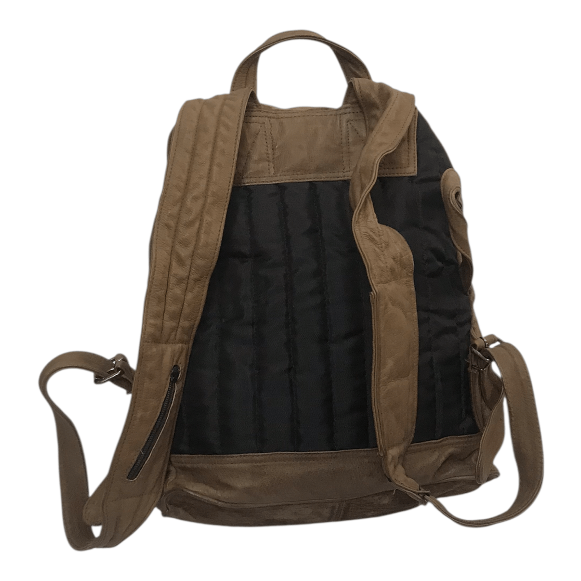 Leather Vintage Golden East Leather Brown Bagpack Size ONE SIZE - 10 Thumbnail