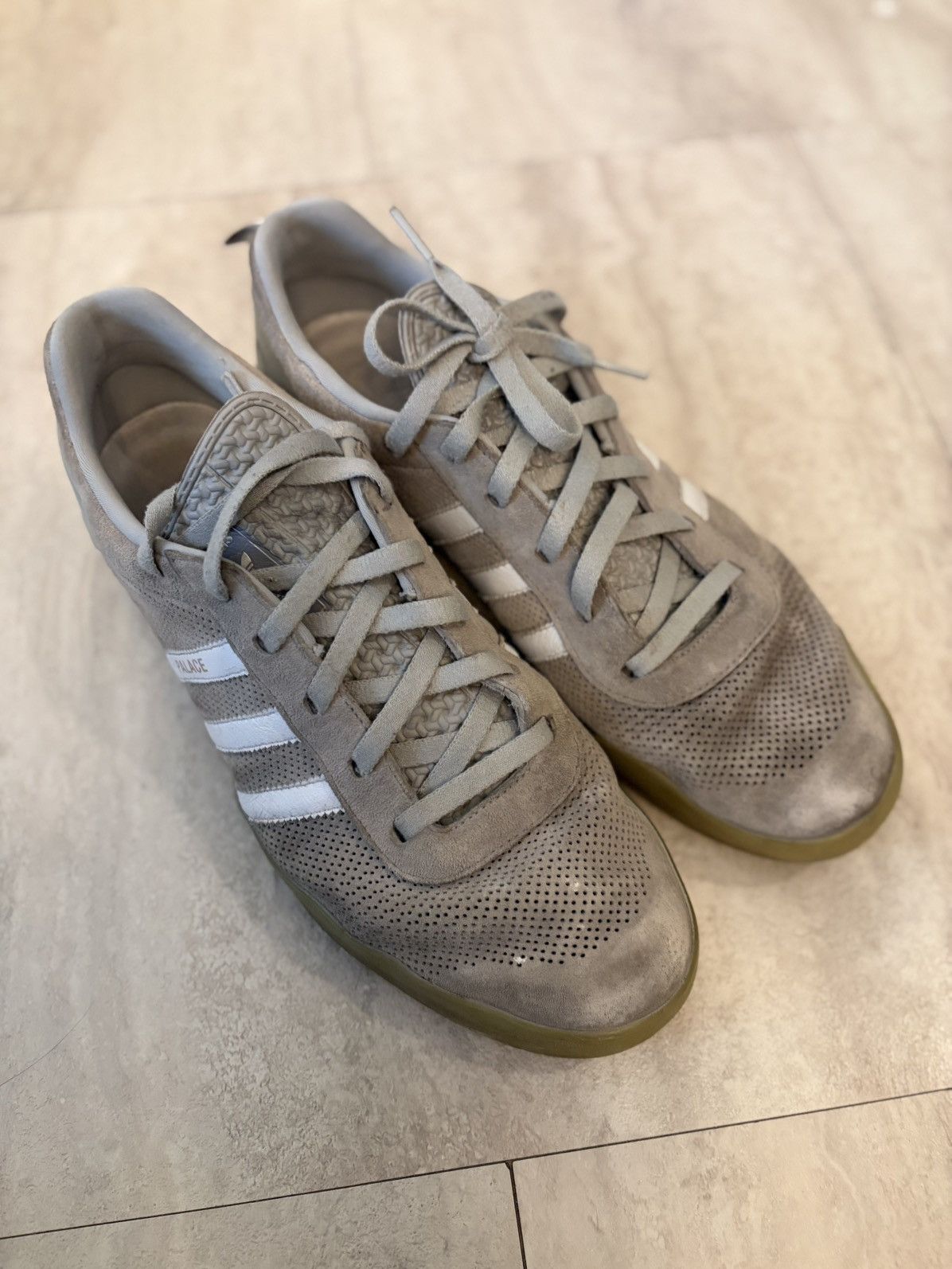 Adidas × Palace Rare Adidas Palace Pro Grey Suede Size US 11 / EU 44 - 2 Thumbnail