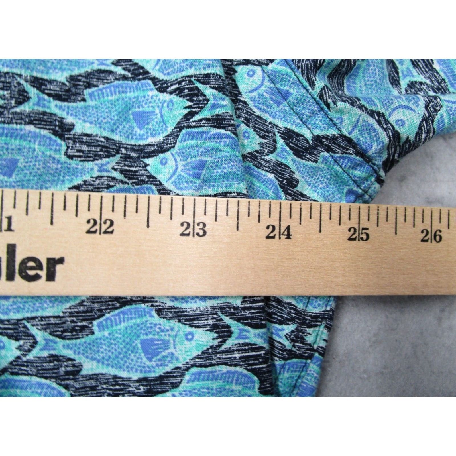 Vintage VINTAGE LL Bean Shirt Mens XL Blue Short Sleeve Button-Up Hawaiian Fish Geometric Pocket Crew Casual Size US XL / EU 56 / 4 - 4 Thumbnail