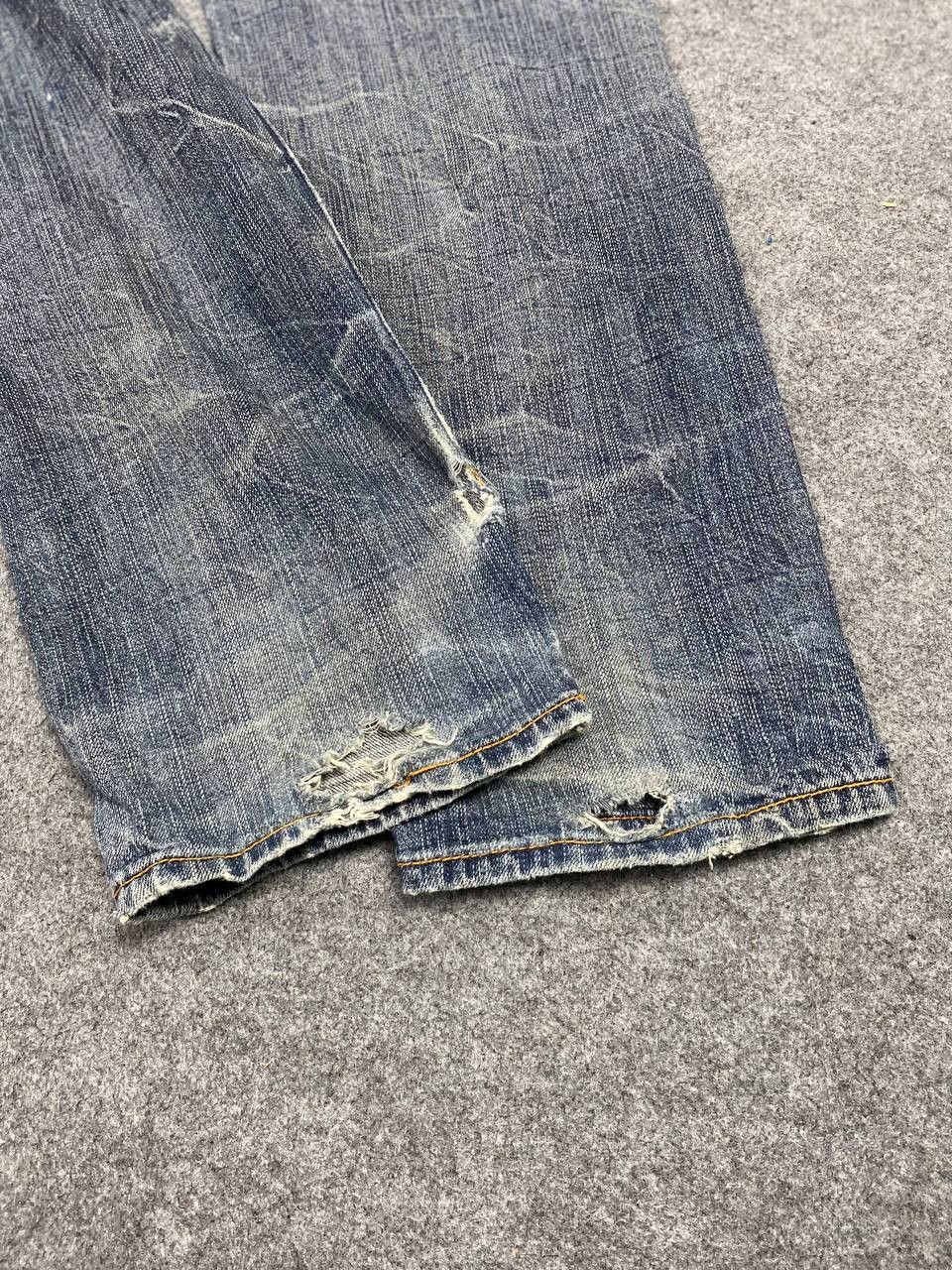 Japanese Brand vintage villand japanese brand distressed denim nice design Size US 34 / EU 50 - 6 Thumbnail
