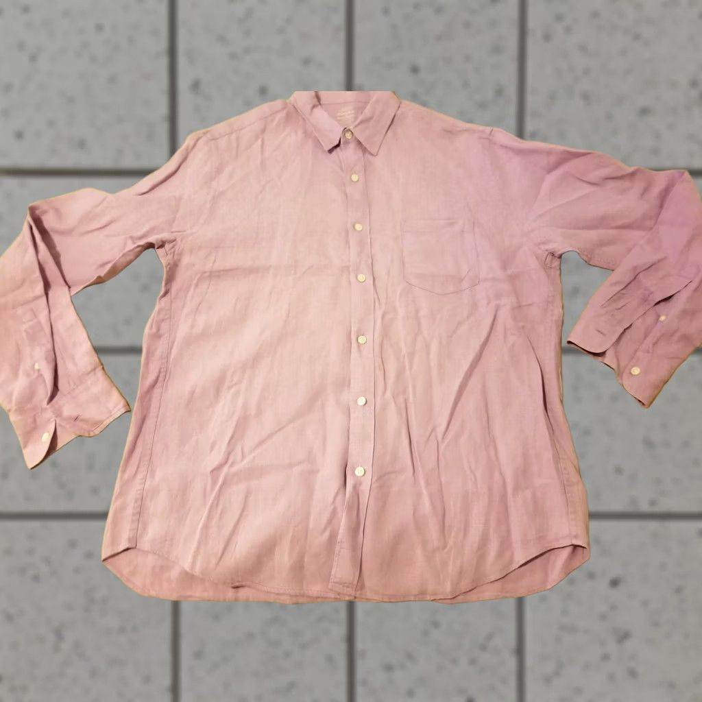 J.Crew J. Crew Mens L Large Slim Purple Button Dress Shirt Size 42R - 1 Thumbnail