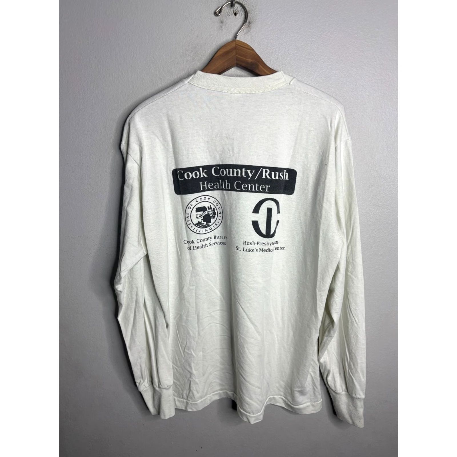 Fruit Of The Loom VINTAGE AIDS Walk 1996 Cook County Men's XL T-Shirt Nike? Size US XL / EU 56 / 4 - 4 Thumbnail