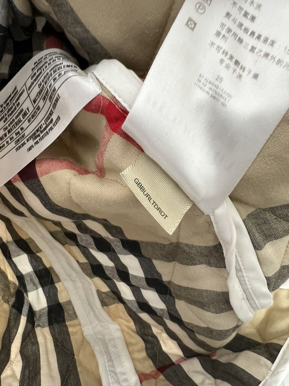Burberry Vintage luxury Designer BURBERRY Quilted Jacket Nova Check Size L / US 10 / IT 46 - 9 Thumbnail