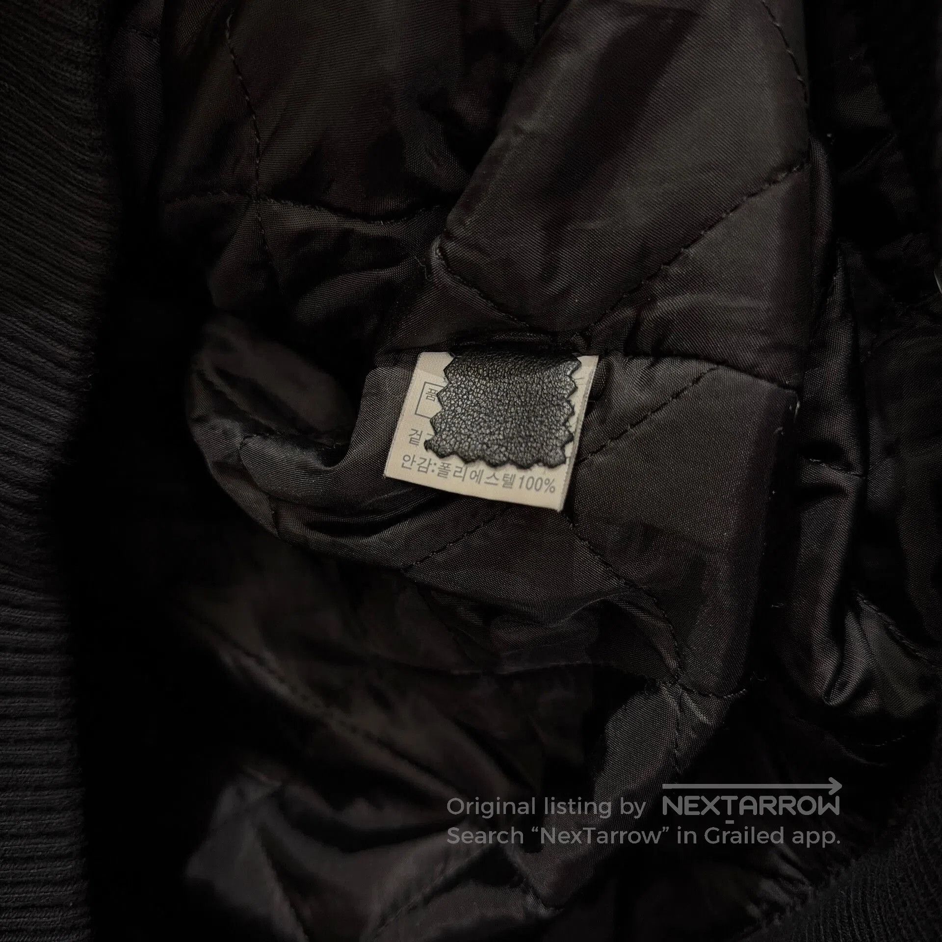Mastermind Japan Mastermind Japan Leather Sleeve Baseball Jacket. Size US L / EU 52-54 / 3 - 5 Thumbnail