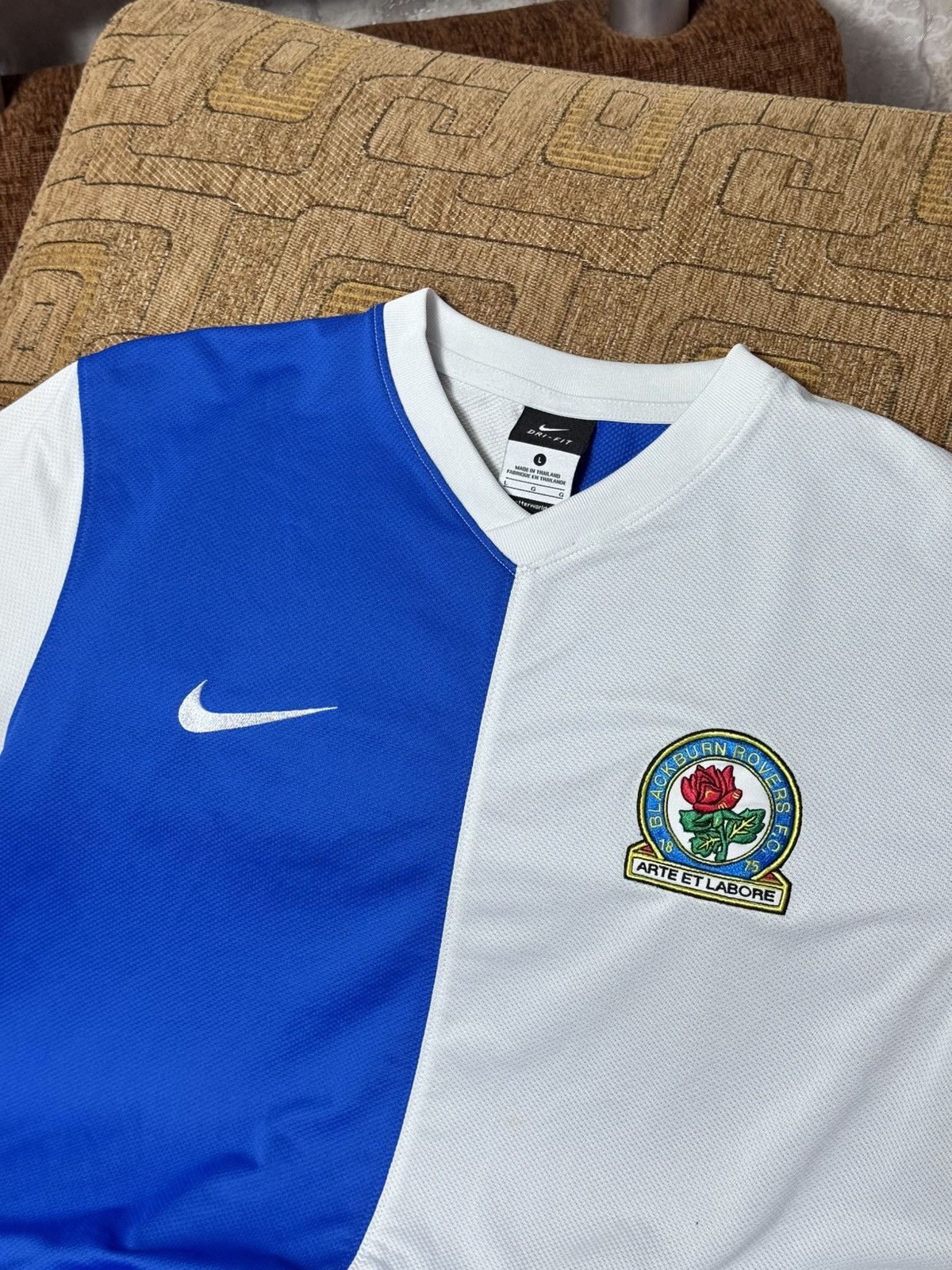 Nike Nike Blackburn Rovers Home 2012-2013 football shirt jersey Size US L / EU 52-54 / 3 - 3 Thumbnail