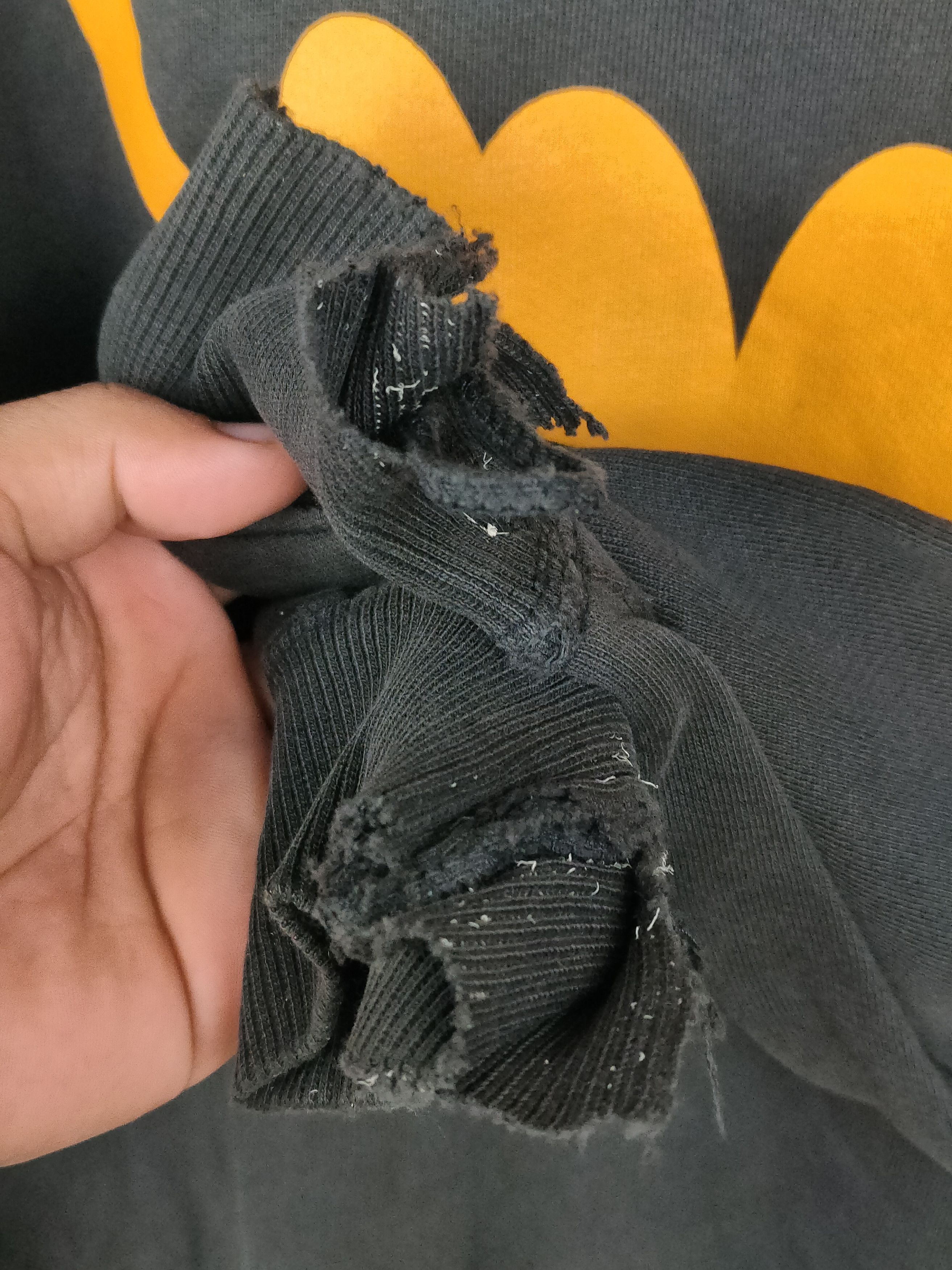 DC Comics × Vintage Vintage Distressed late 80s Batman Logo Sweatshirt Size US M / EU 48-50 / 2 - 5 Thumbnail