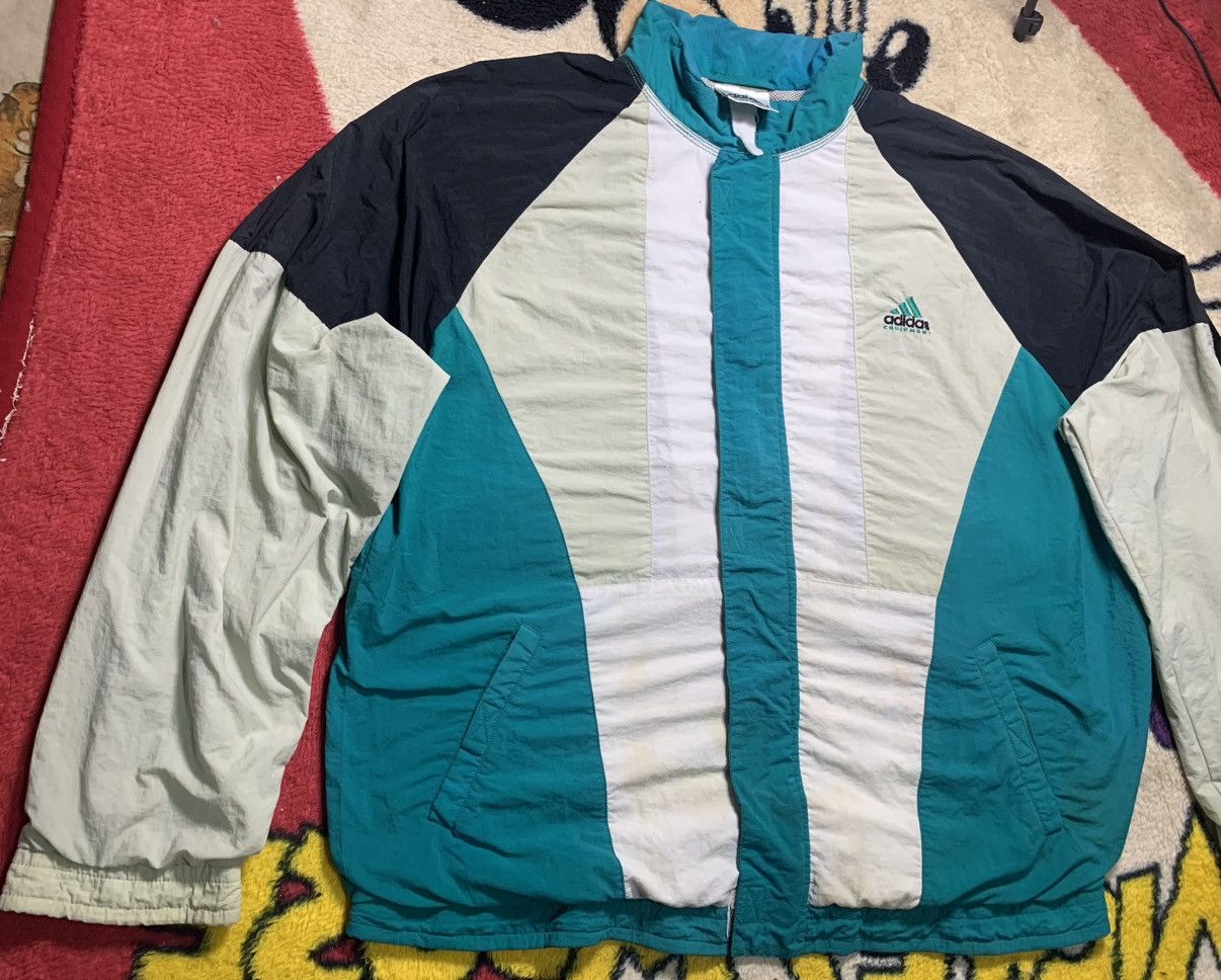 Adidas 2000 ADIDAS EQUIPMENT WINDBREAKER EMBROIDERED LOGO Size US XXL / EU 58 / 5 - 3 Thumbnail