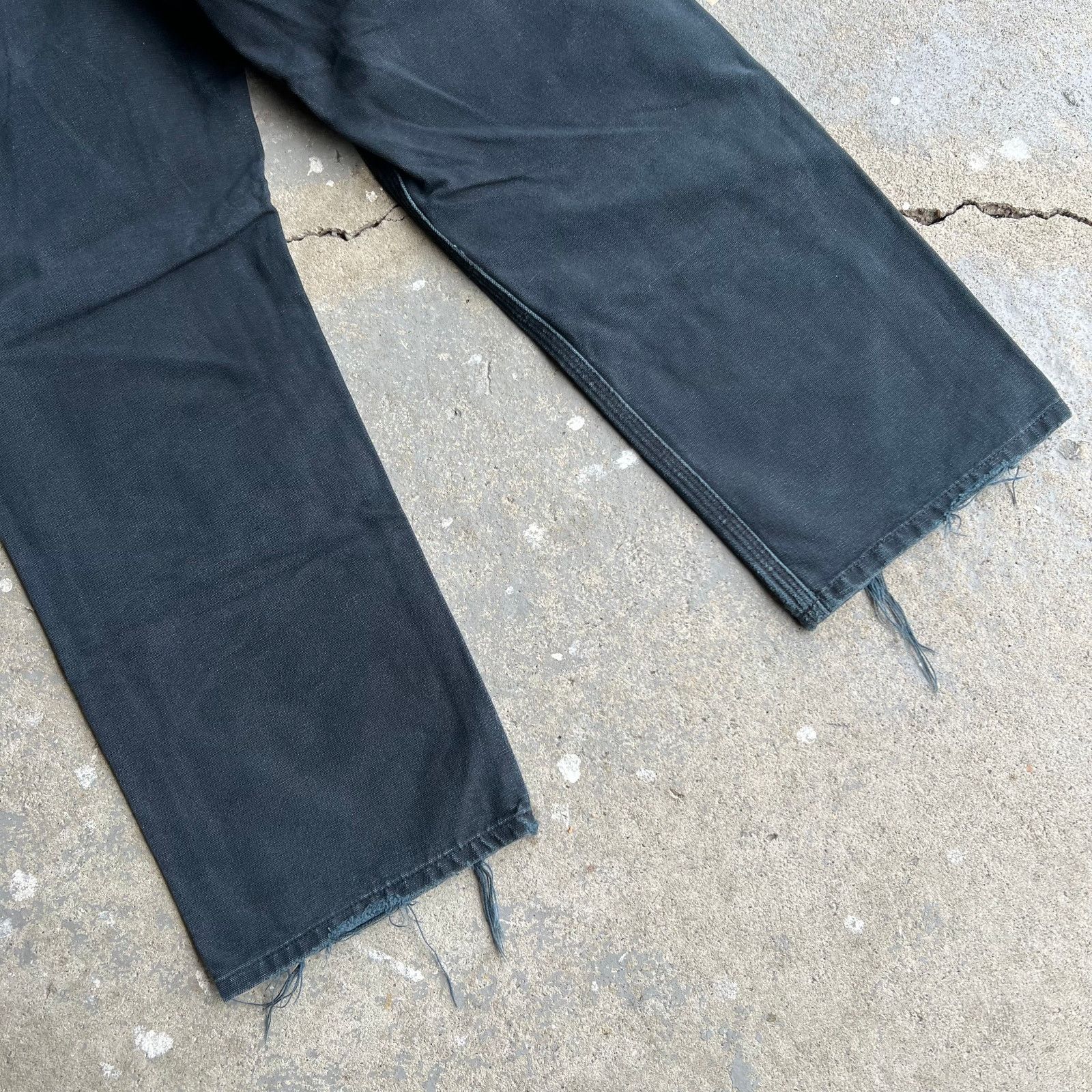Carhartt × Vintage Vintage carhartt black double knee work wear carpenter pants Size US 28 / EU 44 - 8 Thumbnail