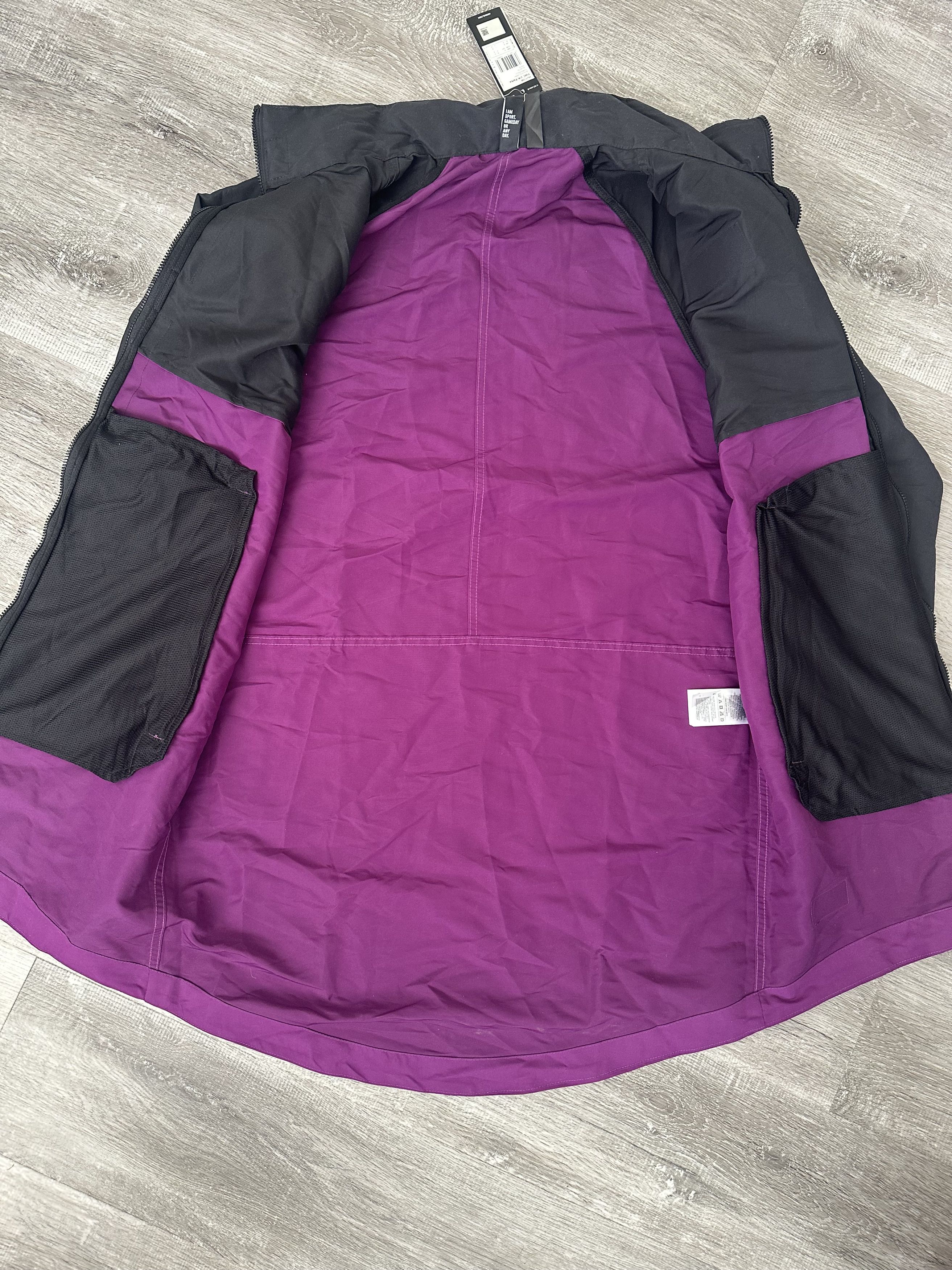 Adidas Adidas Mens Purple Black Volunteer Coat Football S M Size US S / EU 44-46 / 1 - 10 Thumbnail