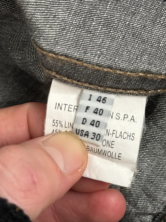 Marithe + Francois Girbaud 2000s Marithé + François Girbaud Grey Denim Trucker Jacket Size M / US 6-8 / IT 42-44 - 10 Thumbnail