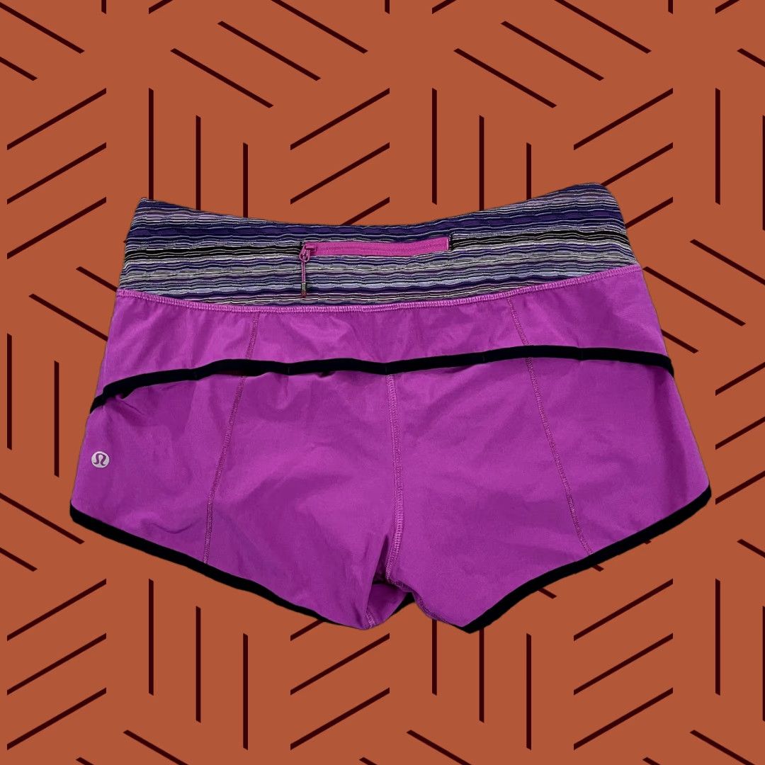 Lululemon LULULEMON Shorts Women Size 6 Speed Up Purple Lined 3" Running Gym Train Size 28" / US 6 / IT 42 - 1 Thumbnail
