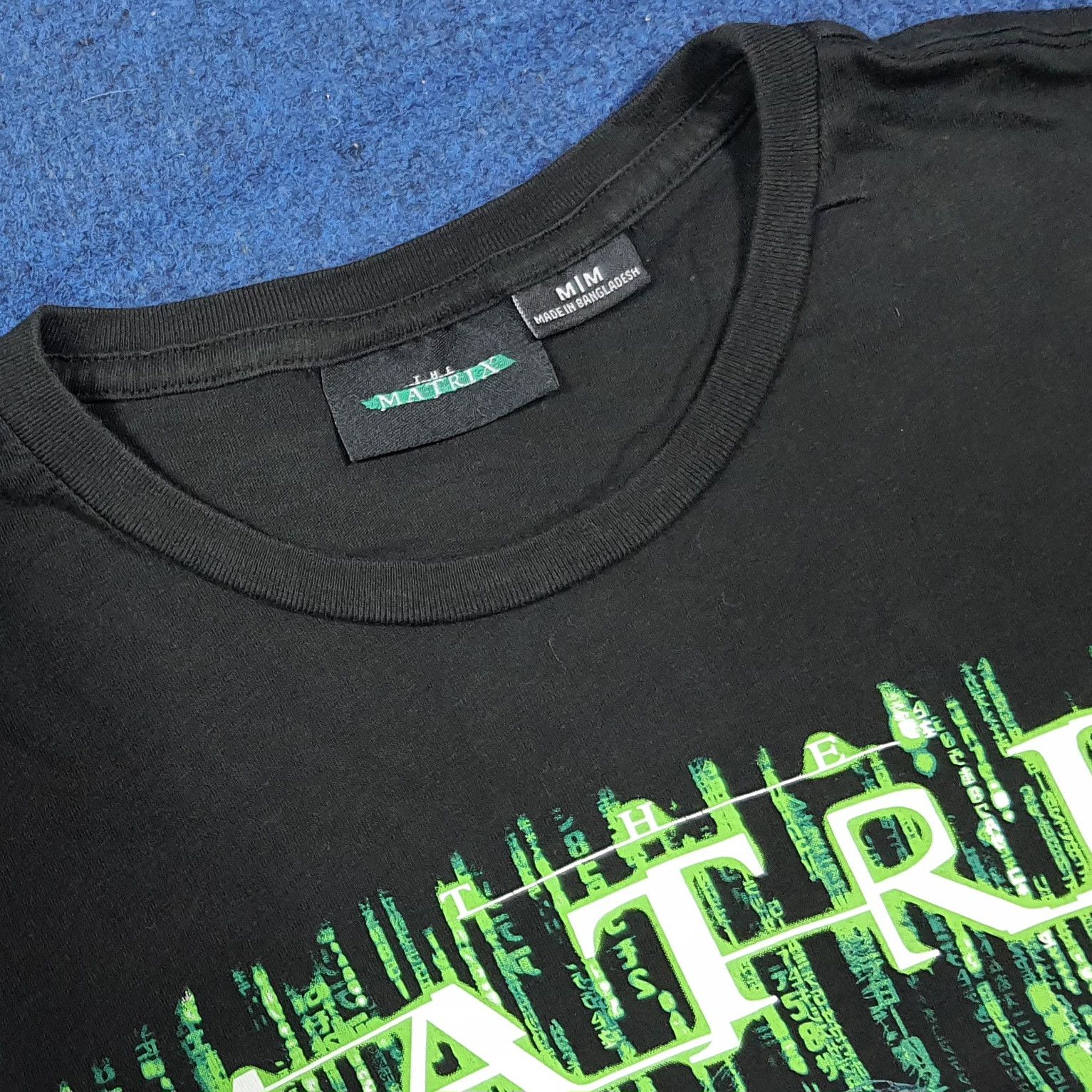 Warner Bros Vintage Look The Matrix Movie T-Shirt Promo Graphic C285N39 Size US M / EU 48-50 / 2 - 4 Thumbnail