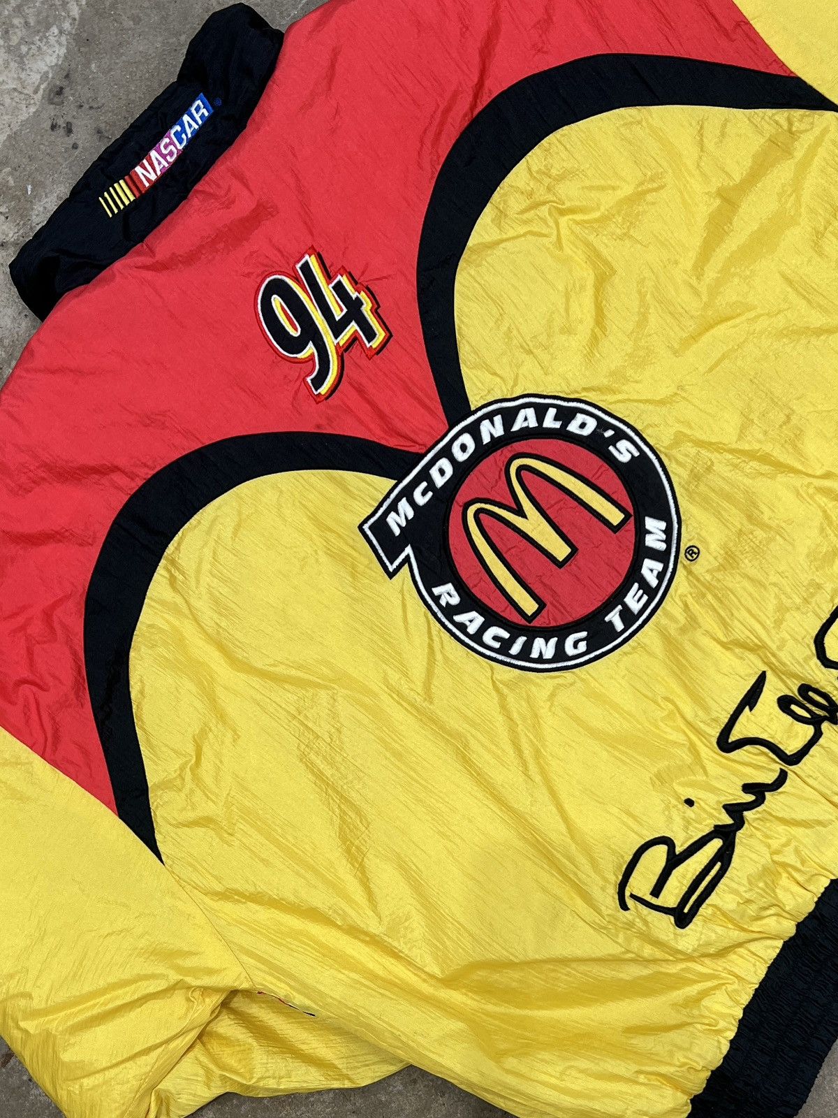 NASCAR Vintage McDonald’s Race Team Jacket NASCAR Bill Elliot large Size US L / EU 52-54 / 3 - 4 Thumbnail