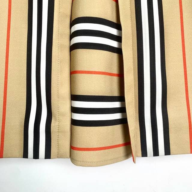 Burberry Burberry Classic Stripe Spliced Mini Skirt K26WX Size 27" / US 4 / IT 40 - 4 Thumbnail