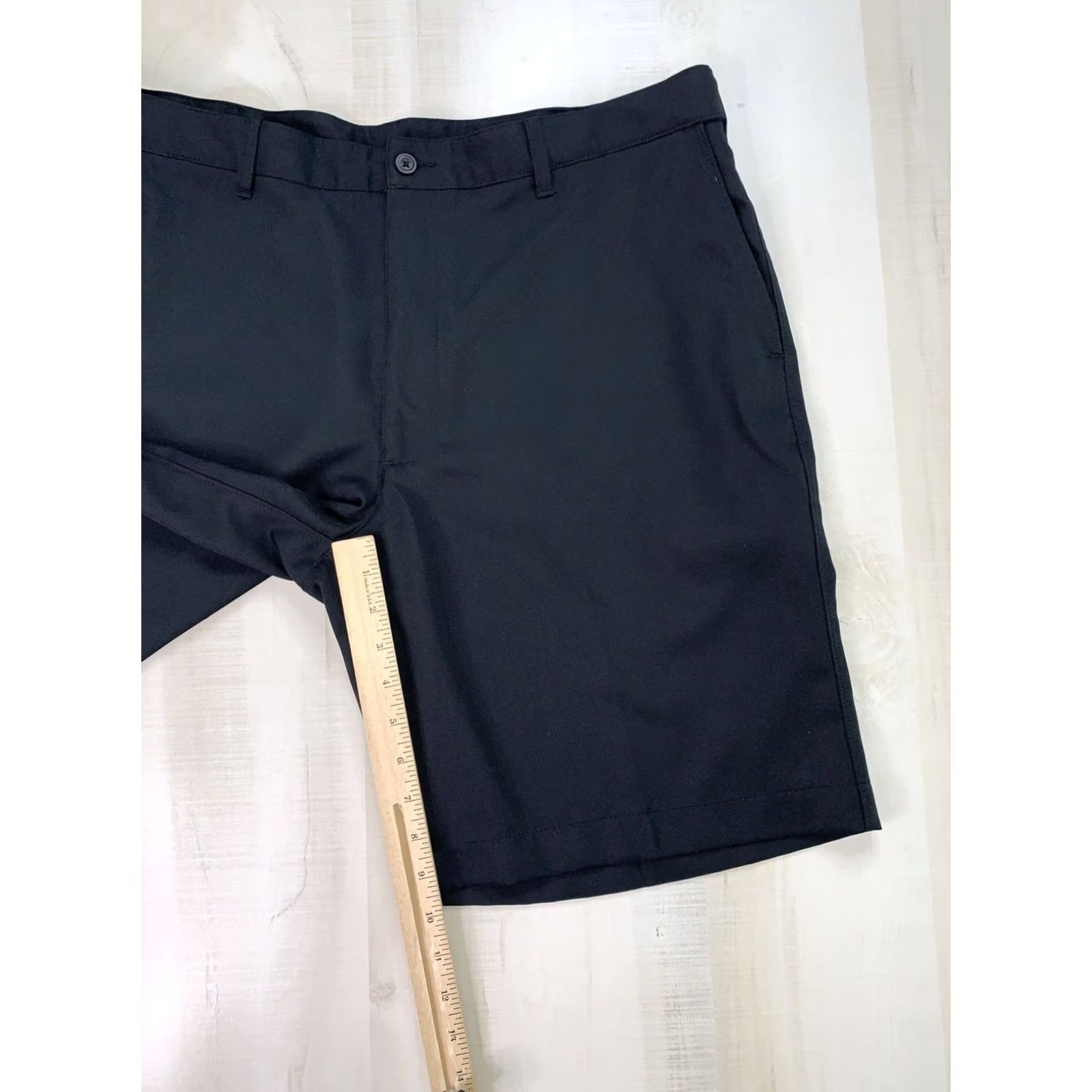 PGA Tour PGA Tour Black Quick Dry Mens 38 Golf Shorts Bermuda Flat Front Polyester Solid Black Casual Sports Mens Size US 38 / EU 54 - 4 Thumbnail