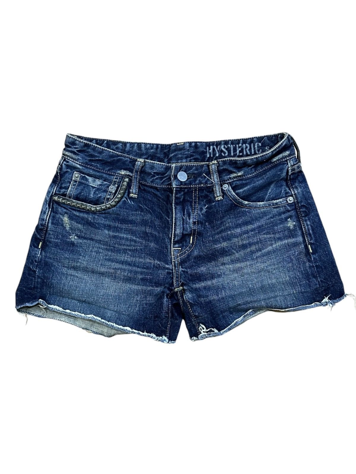 Hysteric Glamour Hysteric Glamour Studded Low Rise Denim Short Size 28" / US 6 / IT 42 - 1 Thumbnail