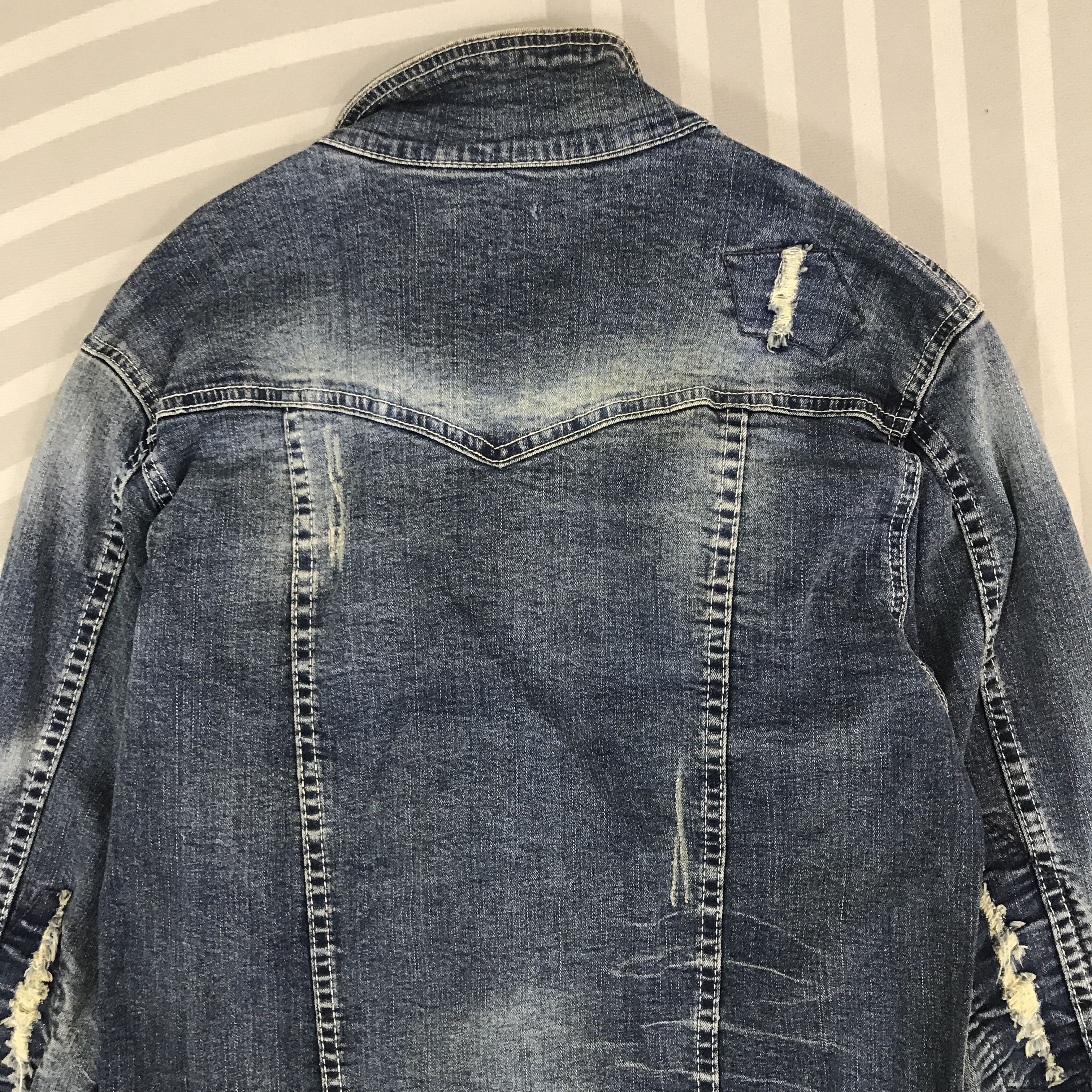 Japanese Brand × Vintage Vintage Gavari A desnim button Jacket Size US L / EU 52-54 / 3 - 4 Thumbnail