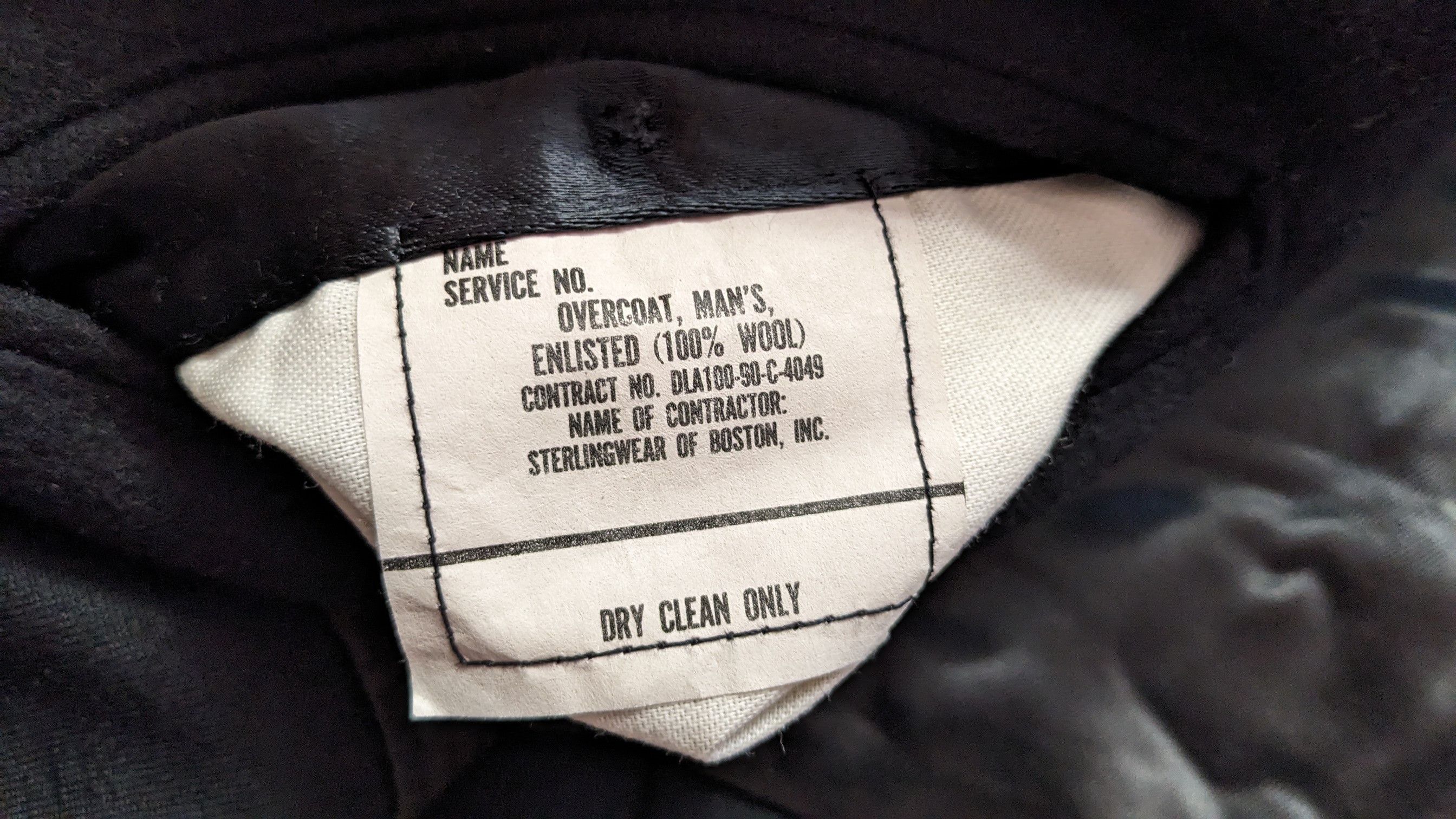 Vintage Vintage 90s US Navy contract peacoat, 40L Size US M / EU 48-50 / 2 - 6 Thumbnail