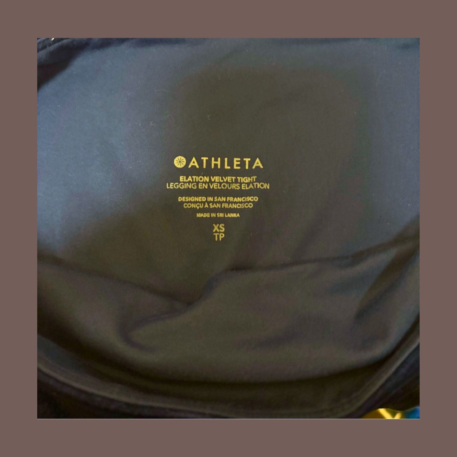 Athleta Athleta Elation Velvet Leggings | XS Midnight Blue | Luxe Size 24" / US 00 / IT 34 - 5 Thumbnail