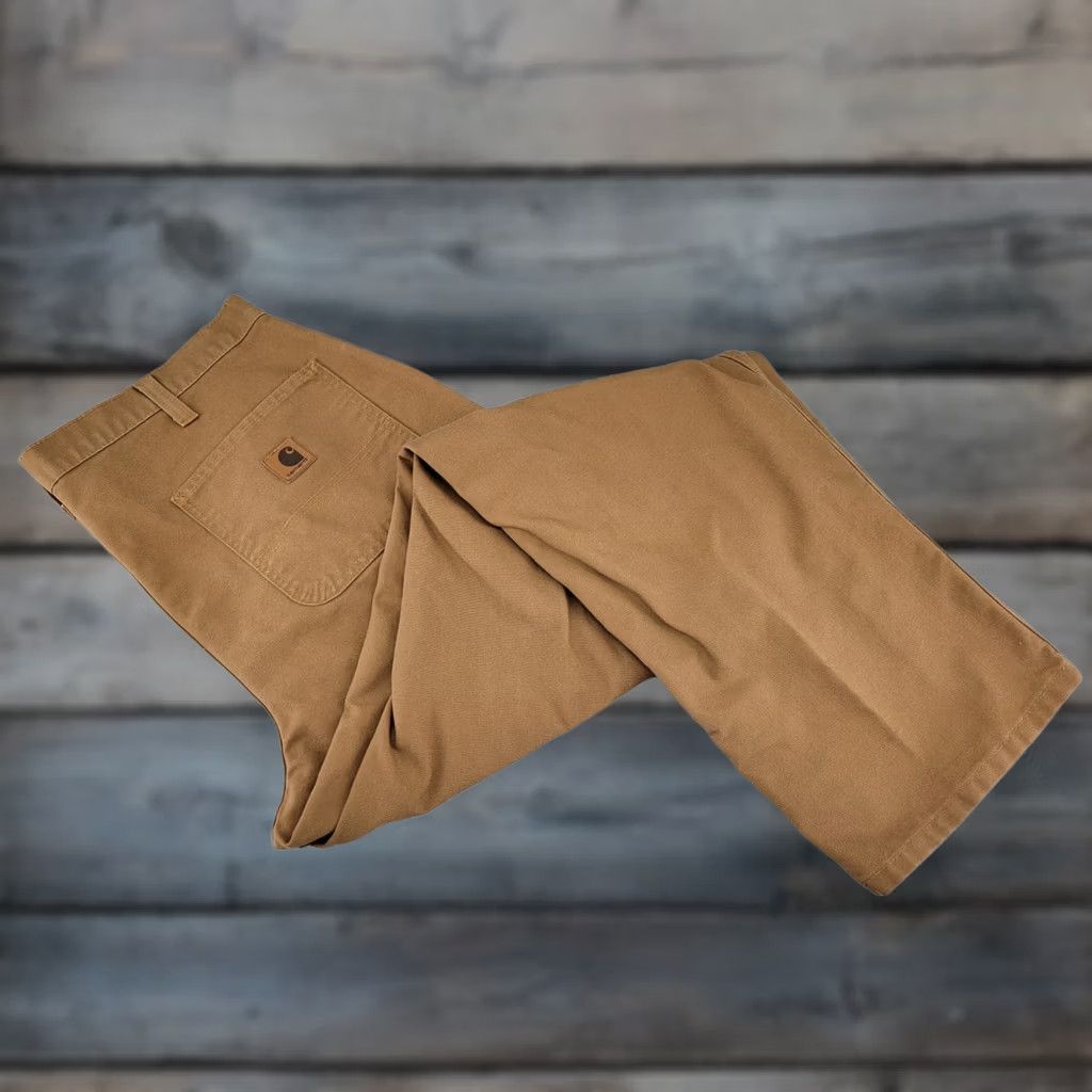 Carhartt VINTAGE Carhartt Men’s Carpenter Dungaree Pants 38x34 Brown 383-51 #2 Size US 38 / EU 54 - 1 Thumbnail