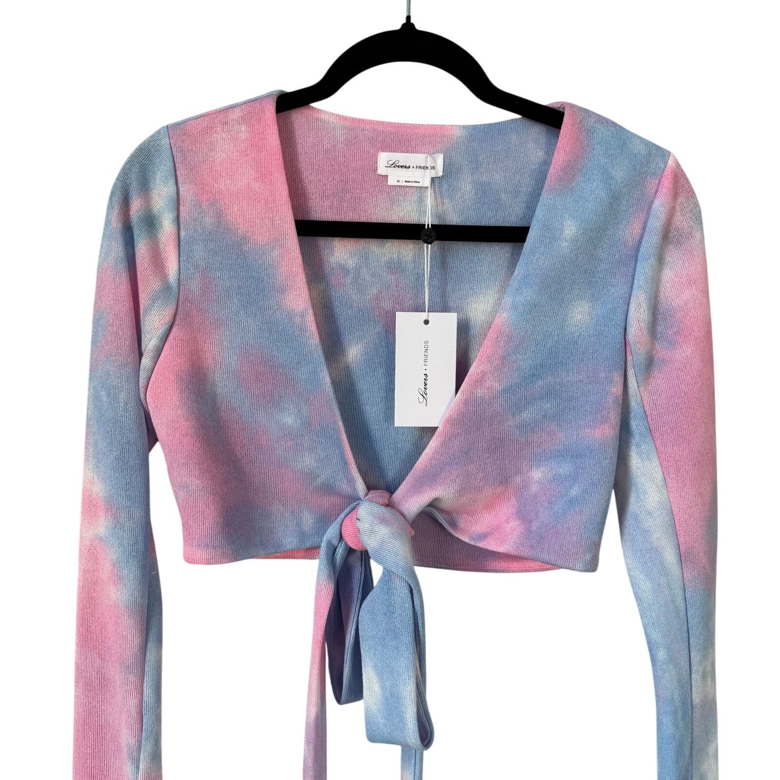 Other Lovers + Friends Mclaughlin Pastel Tie Dye Top XS NWT Size XS / US 0-2 / IT 36-38 - 5 Thumbnail