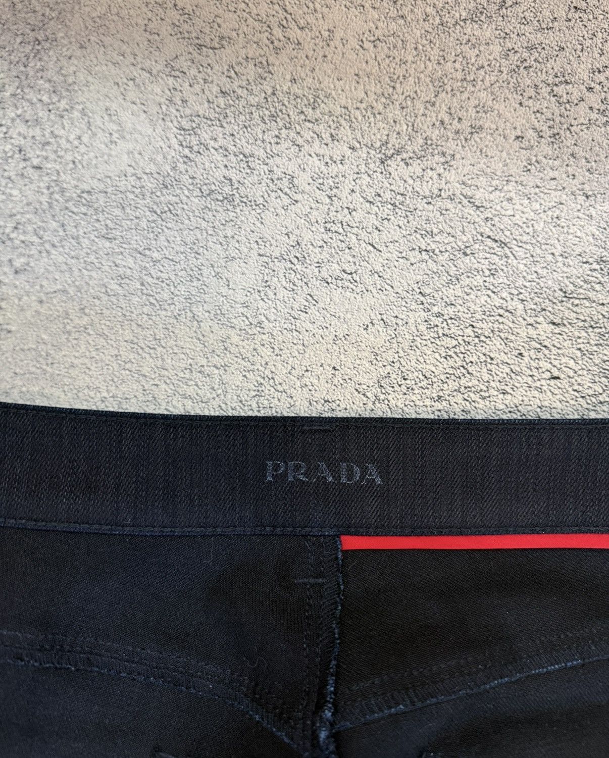 Prada Prada Women Jeans Straight Dark Indigo Denim Italy Size 29 Size 29" - 10 Thumbnail