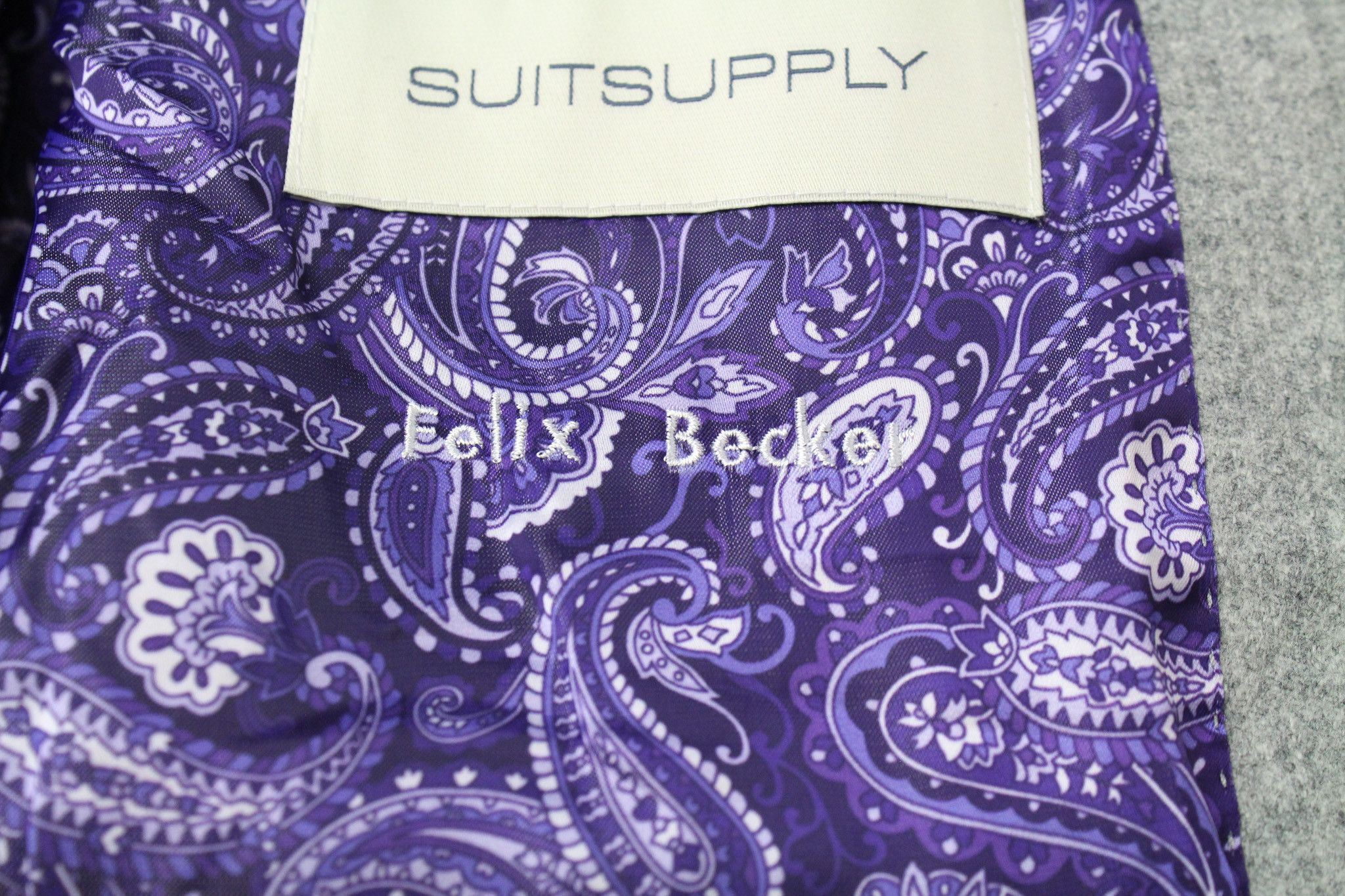 Suitsupply LA SPALLA UK38R Grey Wool 2 Piece Suit 67810 Size 38R - 15 Thumbnail