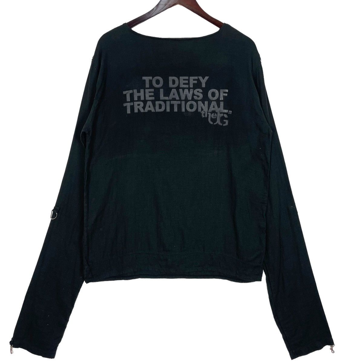image of Malcolm Mclaren x Rock T Shirt Underground Garage Muslin Shirt Punk Seditionaries Kiss Me in Black 