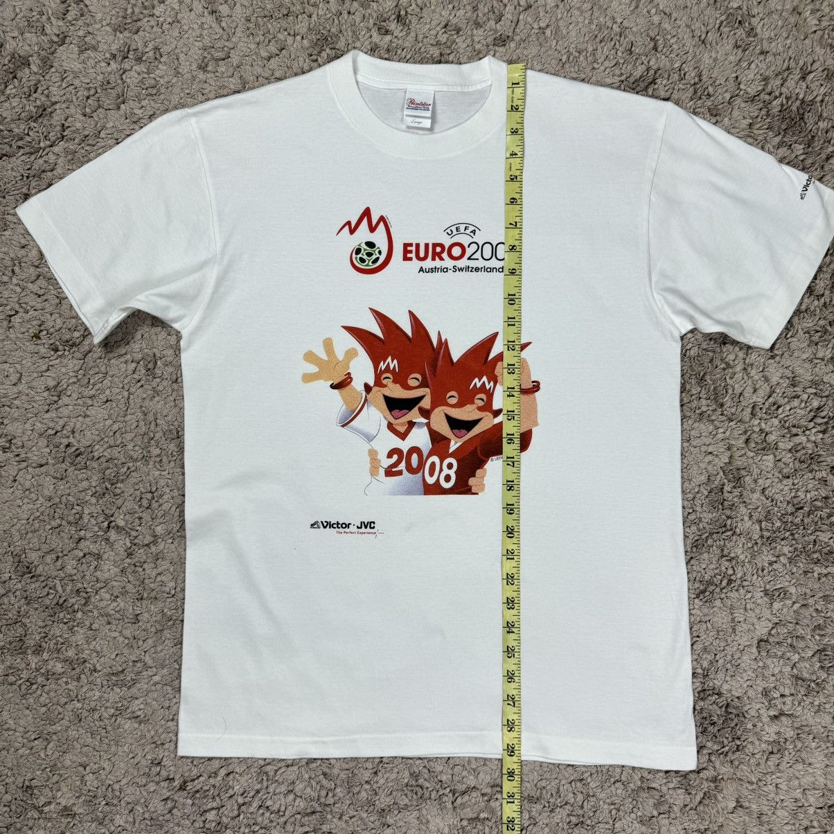Vintage Vintage Uefa Euro 2008 Promo T-shirt Size US L / EU 52-54 / 3 - 13 Thumbnail