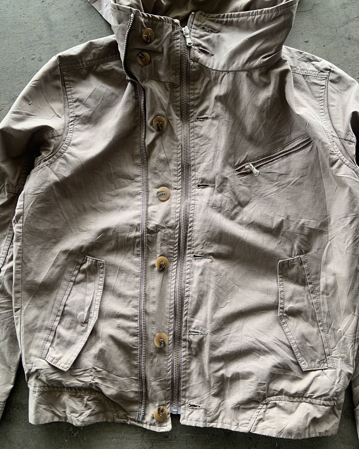 If Six Was Nine × Japanese Brand × Le Grande Bleu (L.G.B.) Coin Lee Limited Edition Asymmetrical Bono Jacket Size US M / EU 48-50 / 2 - 7 Thumbnail