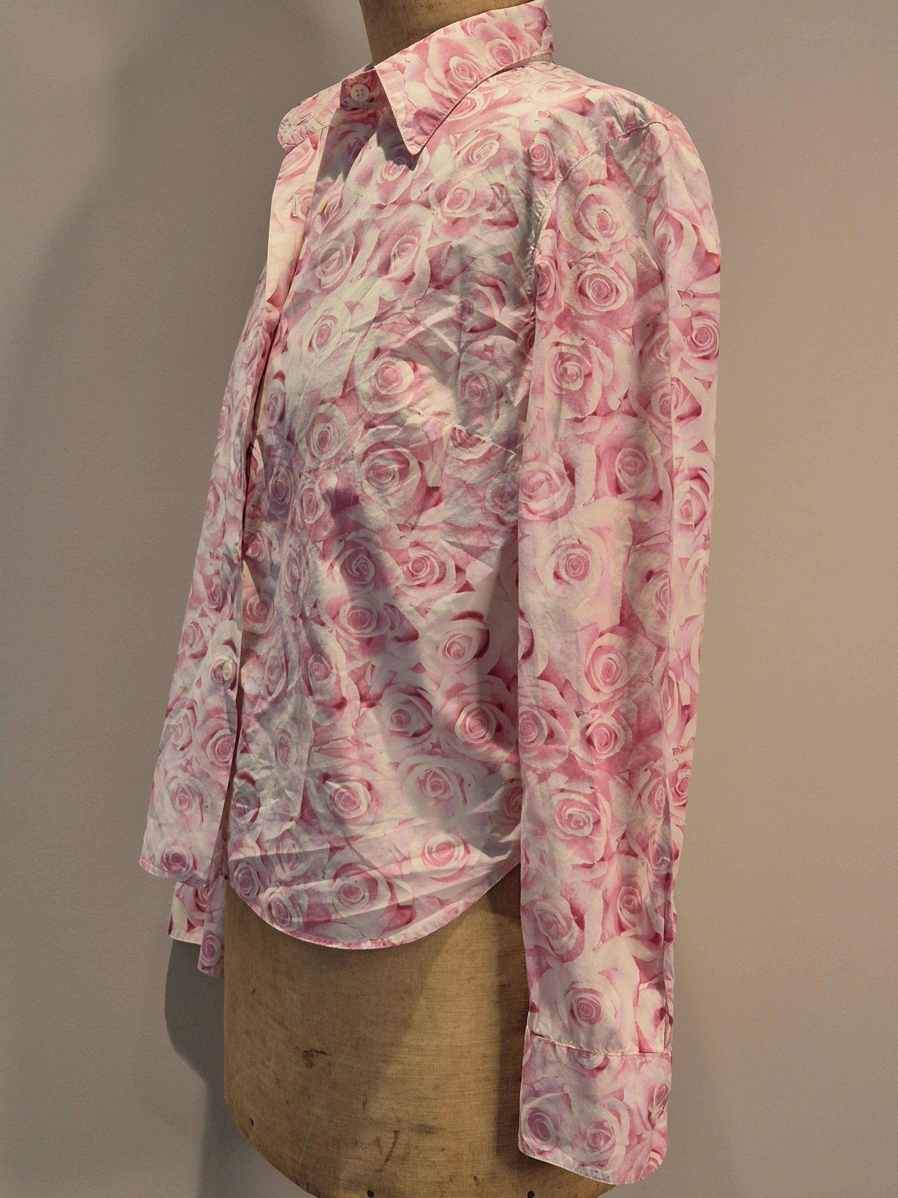 agnes b. AgnesB pink roses L/S shirt Size S / US 4 / IT 40 - 4 Thumbnail
