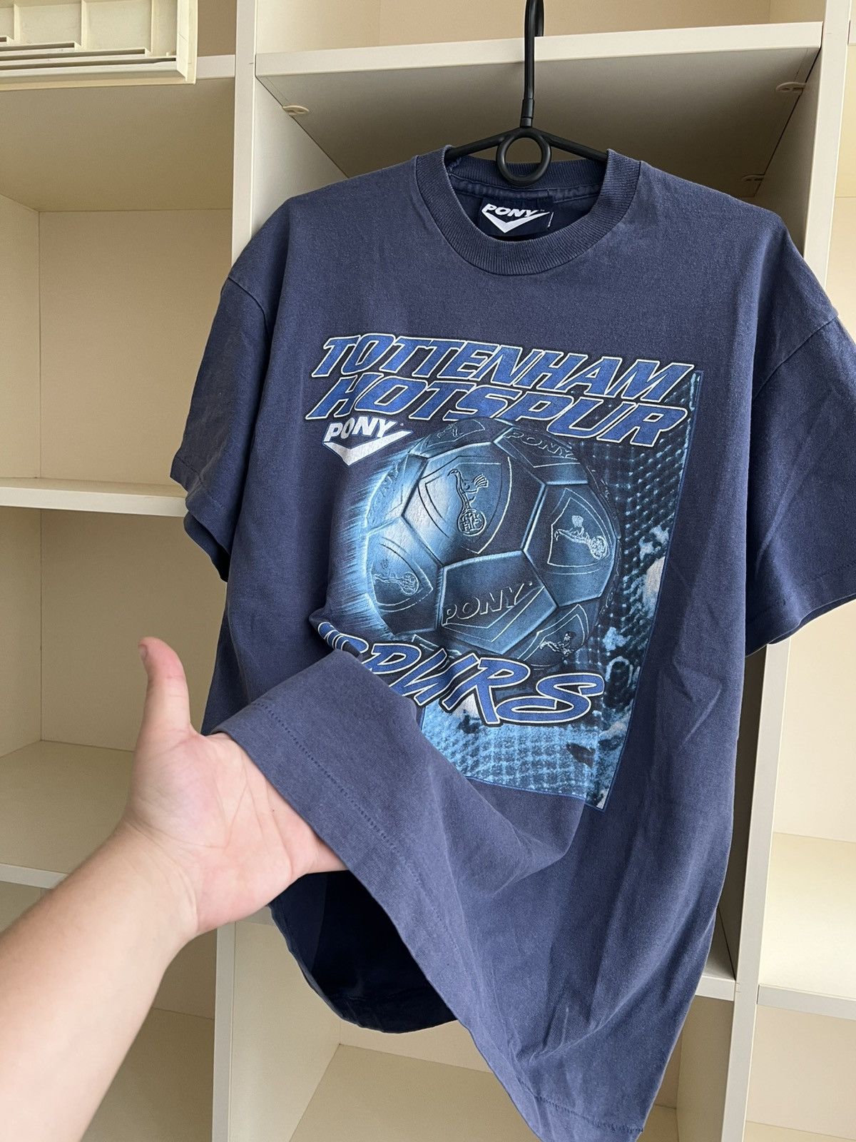 PONY Vintage 90s Pony Tottenham Hotspur T-Shirt Size US L / EU 52-54 / 3 - 7 Thumbnail