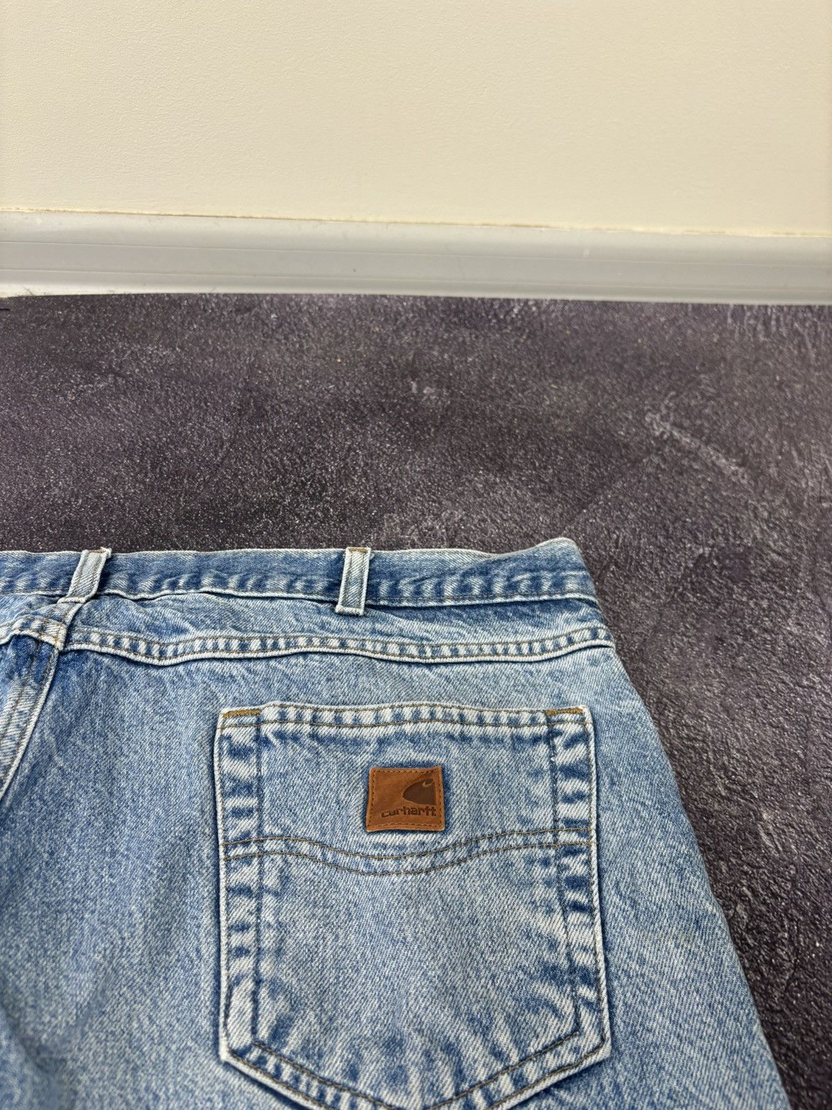 Carhartt Vintage Carhartt Faded Blue USA Denim Hype Baggy Jeans Size US 40 / EU 56 - 10 Thumbnail