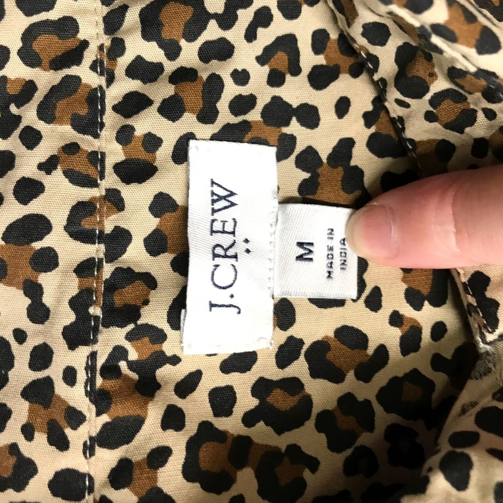 J.Crew J Crew Leopard Print Button Down Shirt Long Sleeve Women Size M Size M / US 6-8 / IT 42-44 - 7 Thumbnail