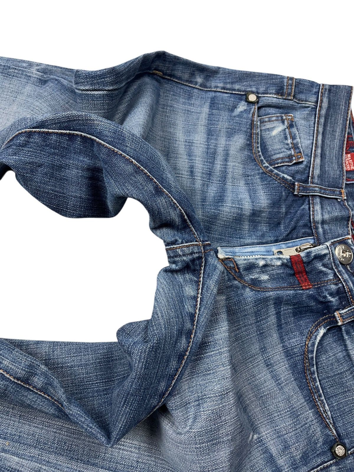 Marithe + Francois Girbaud Vintage Marithe Francois Gibraud Avant Garde Jeans y2k Size 30" / US 8 / IT 44 - 13 Thumbnail